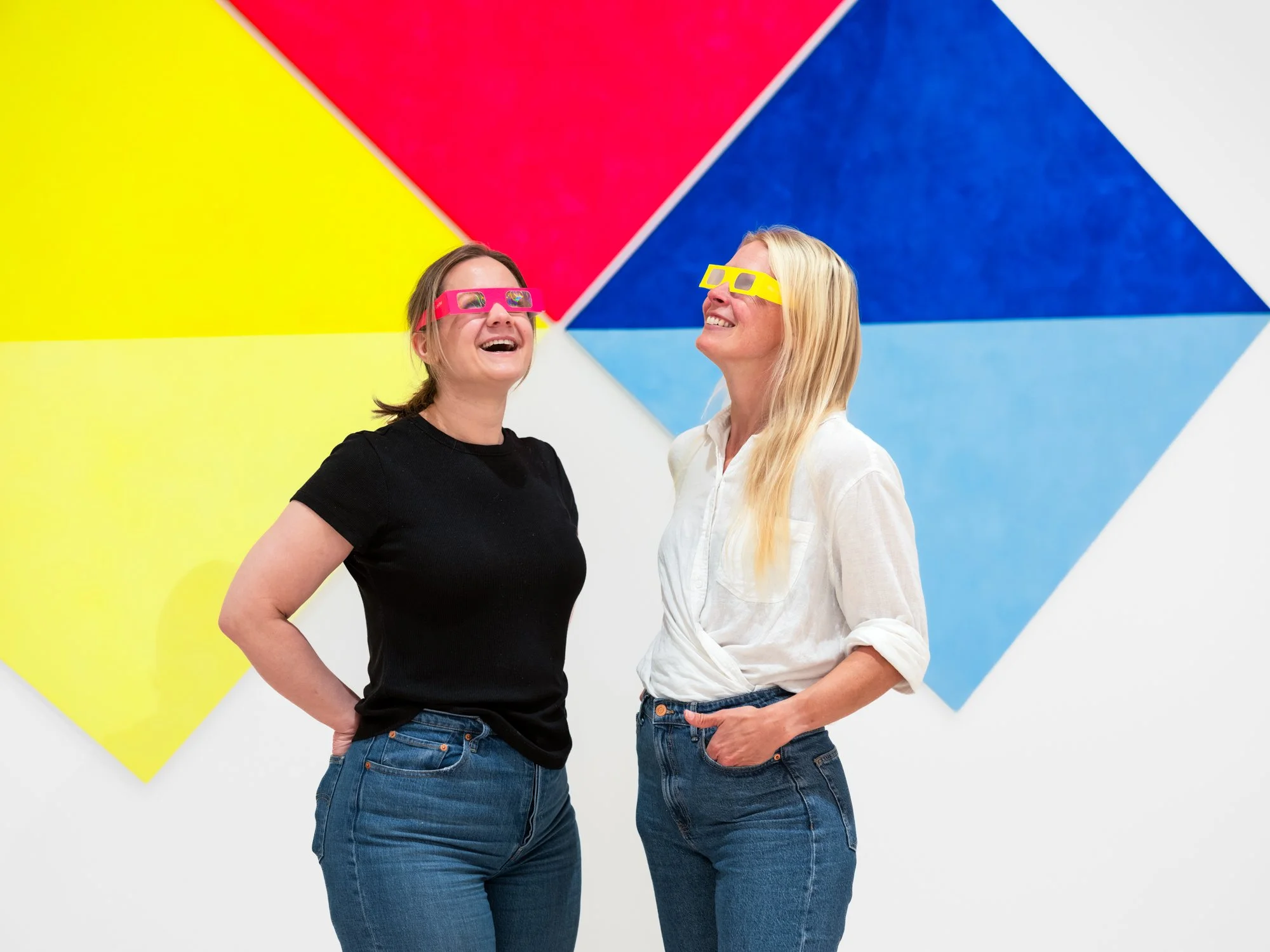 «Mot Lyset 2026», 2026
Readymades. Diffraction glasses.