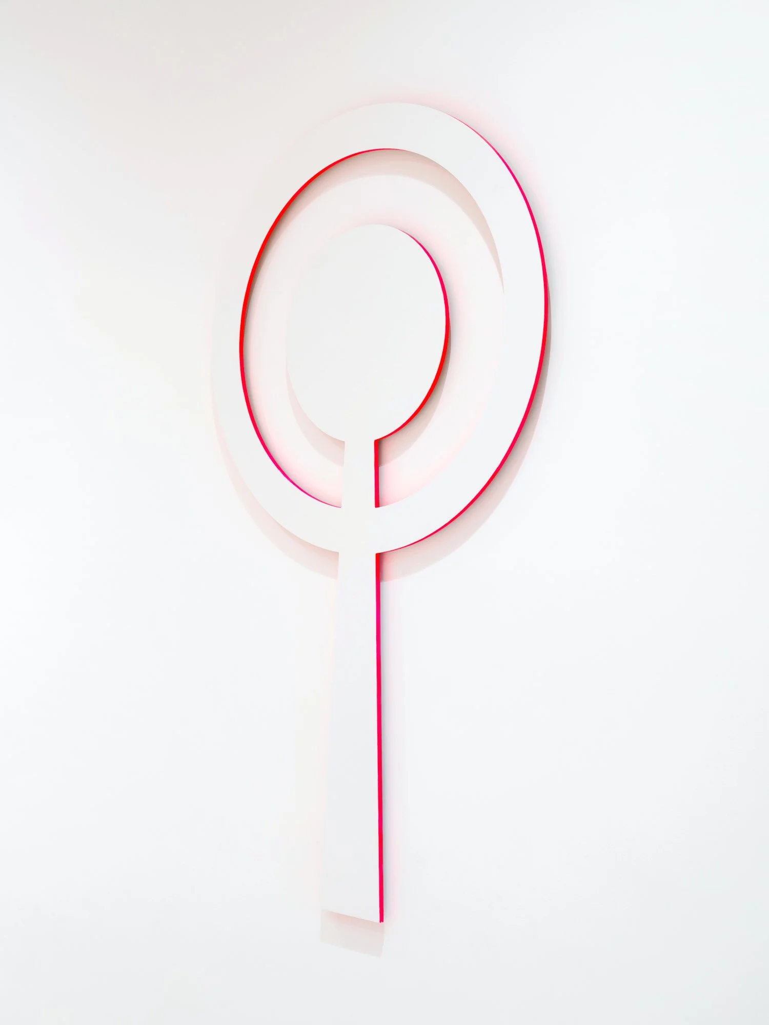"Crop Circle (Halset gård, Furnes, 13.8 2002)», 2023-2026
Acrylic on CNC-cut MDF
H 213 x B 117 cm