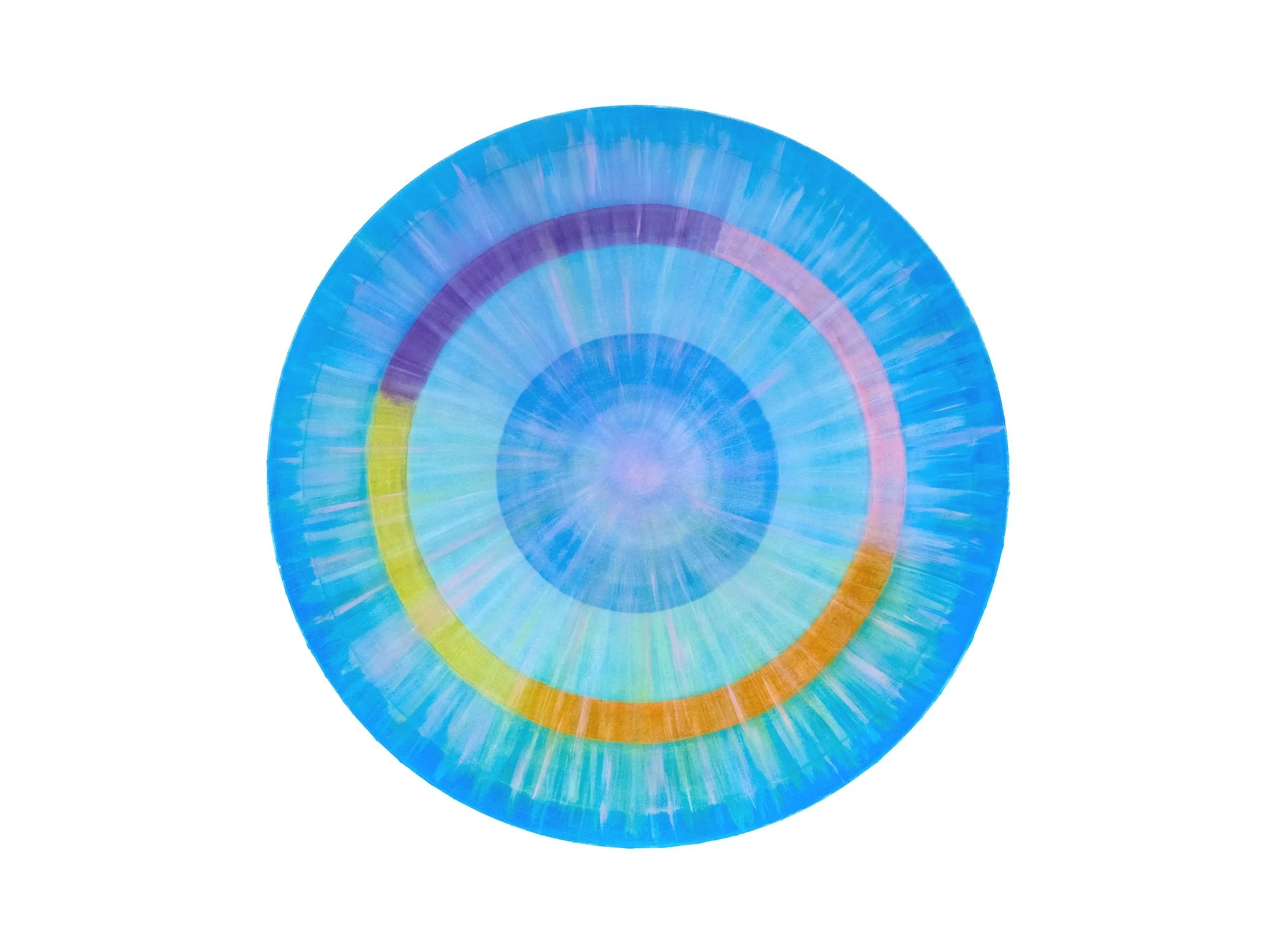 "Halo VIII", 2026
Oil, vinyl and gesso on cotton canvas
Ø 90 cm