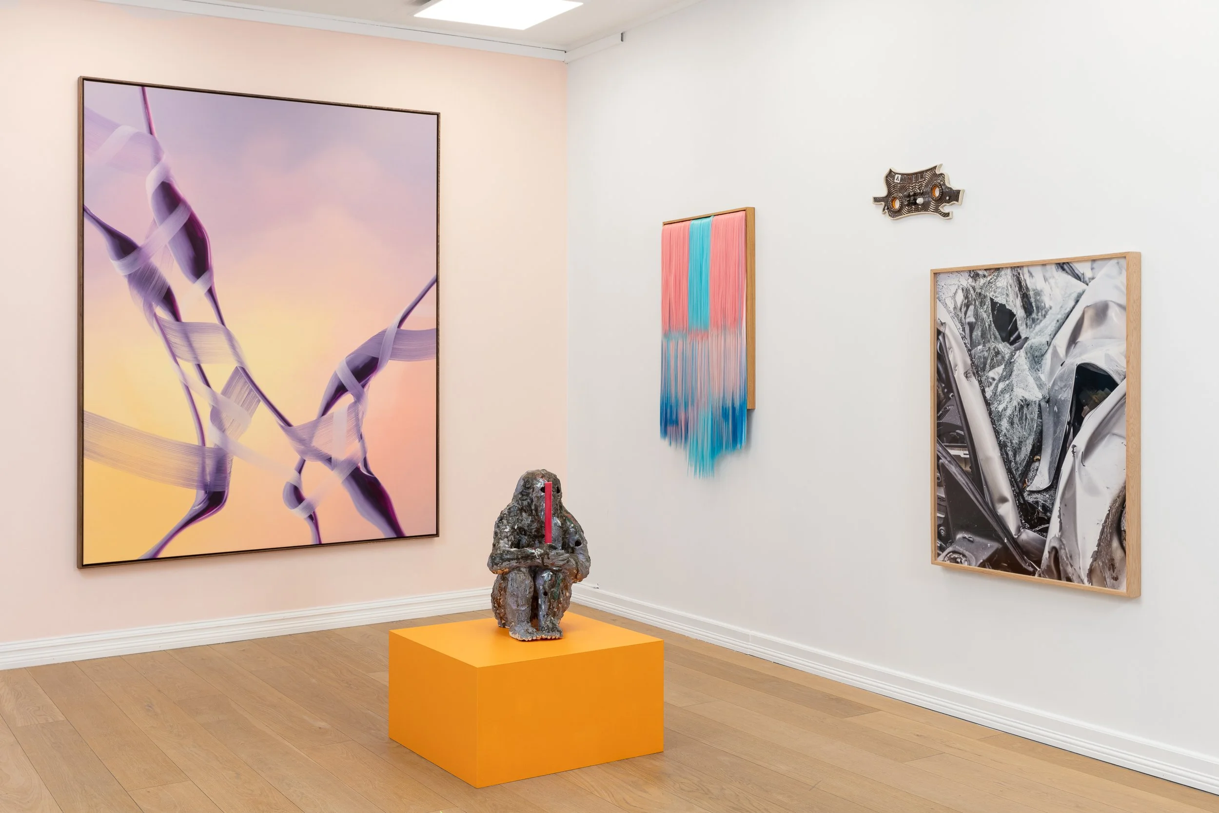 Installation view The Present at QB Gallery
