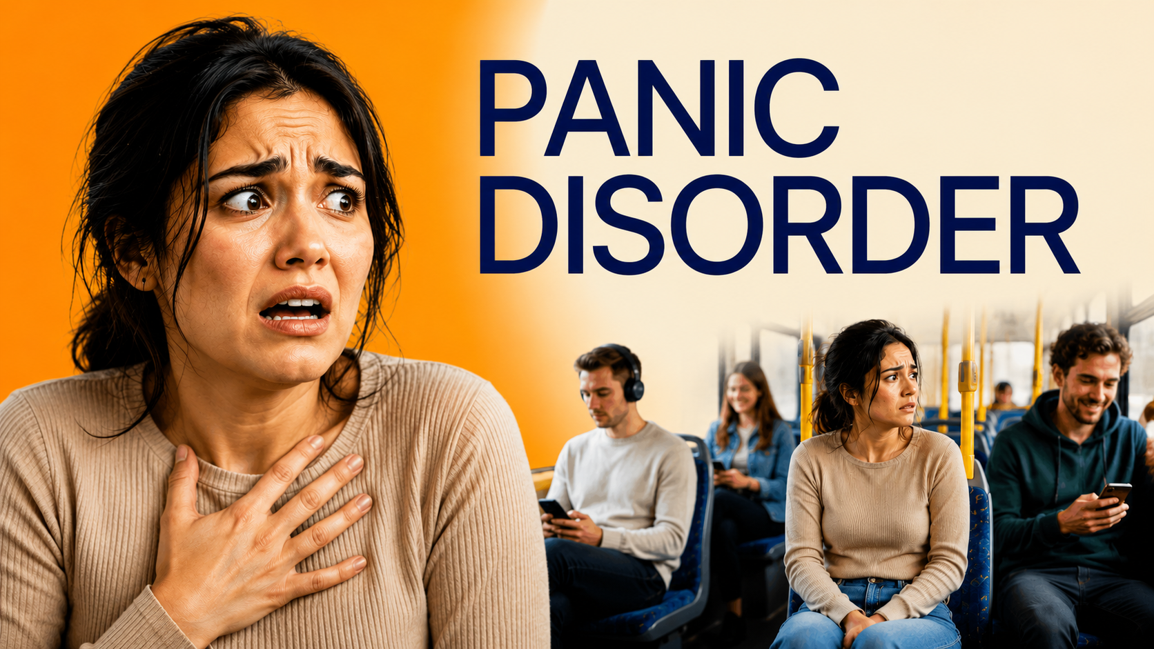 Image of someone struggling with a panic attack. Click to learn more about panic attacks and how CBT can help treat them.