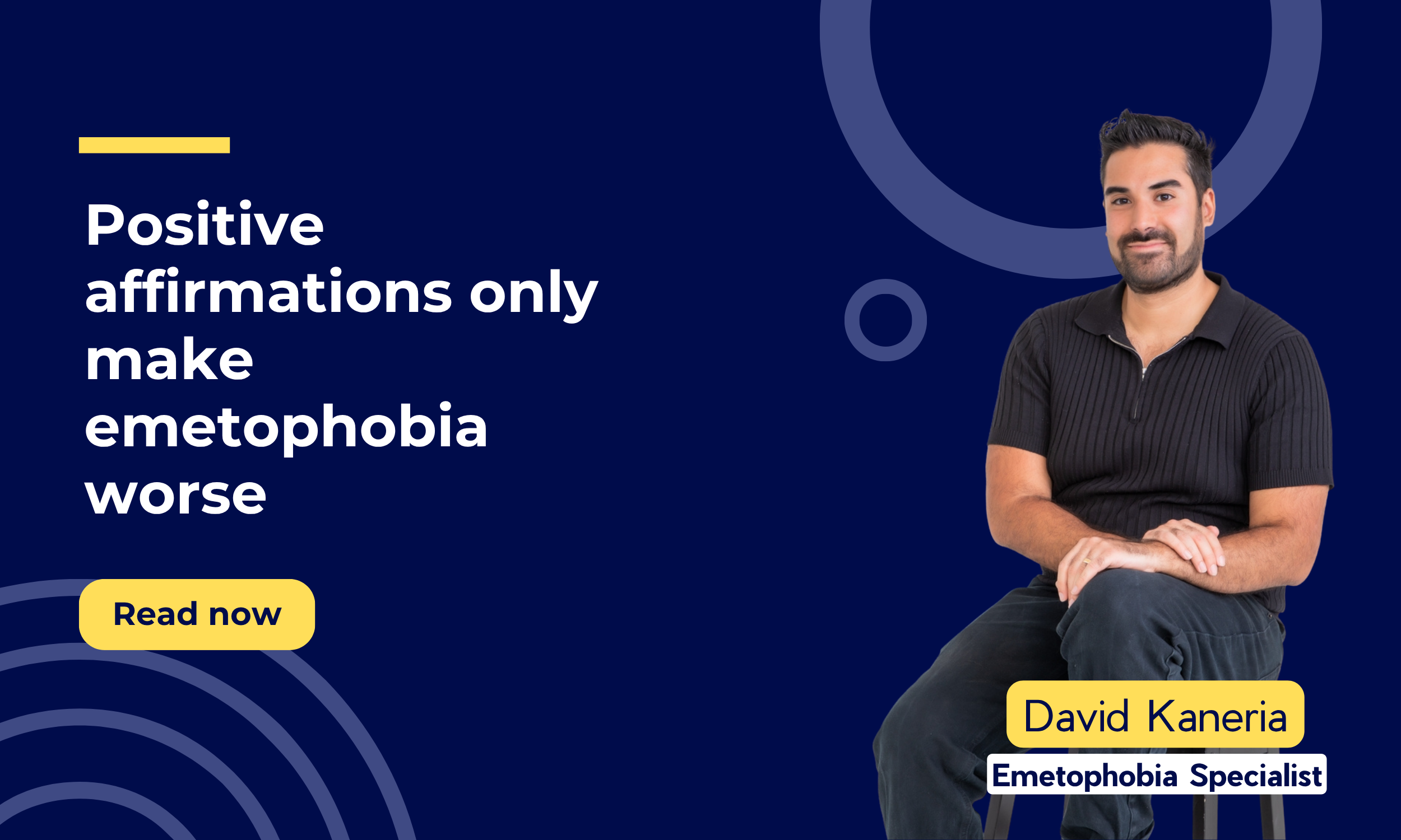 Positive affirmations only make emetophobia worse