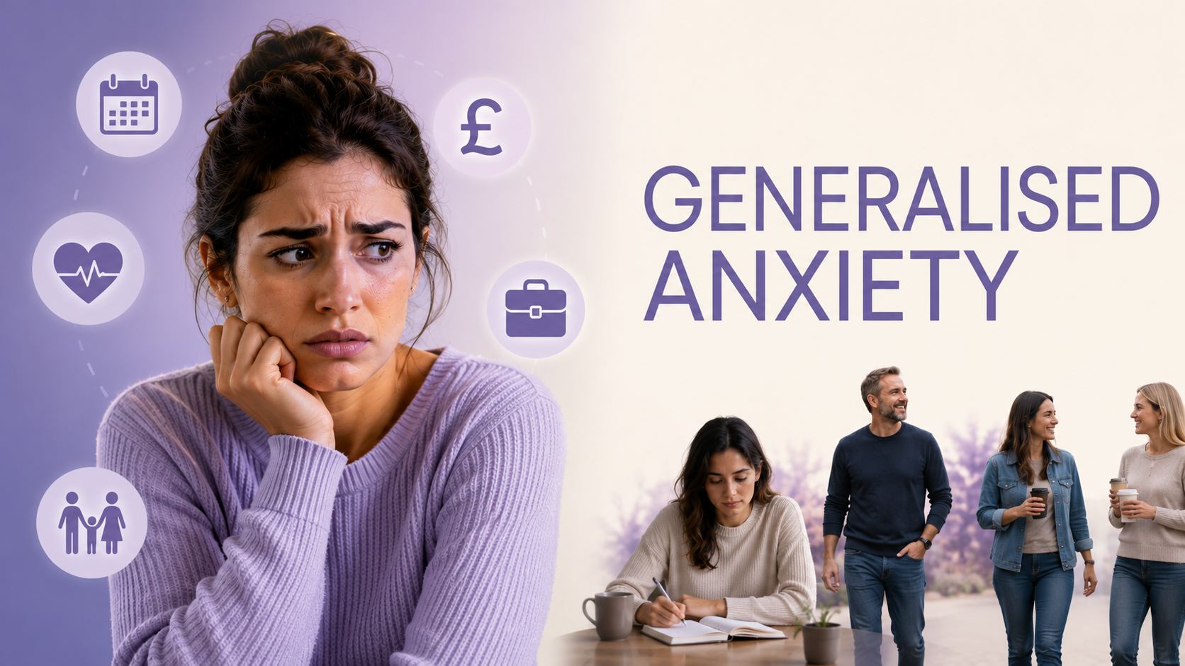 Image of someone struggling with chronic worrying. Click to learn more about generalised anxiety disorder and how CBT can help treat it.
