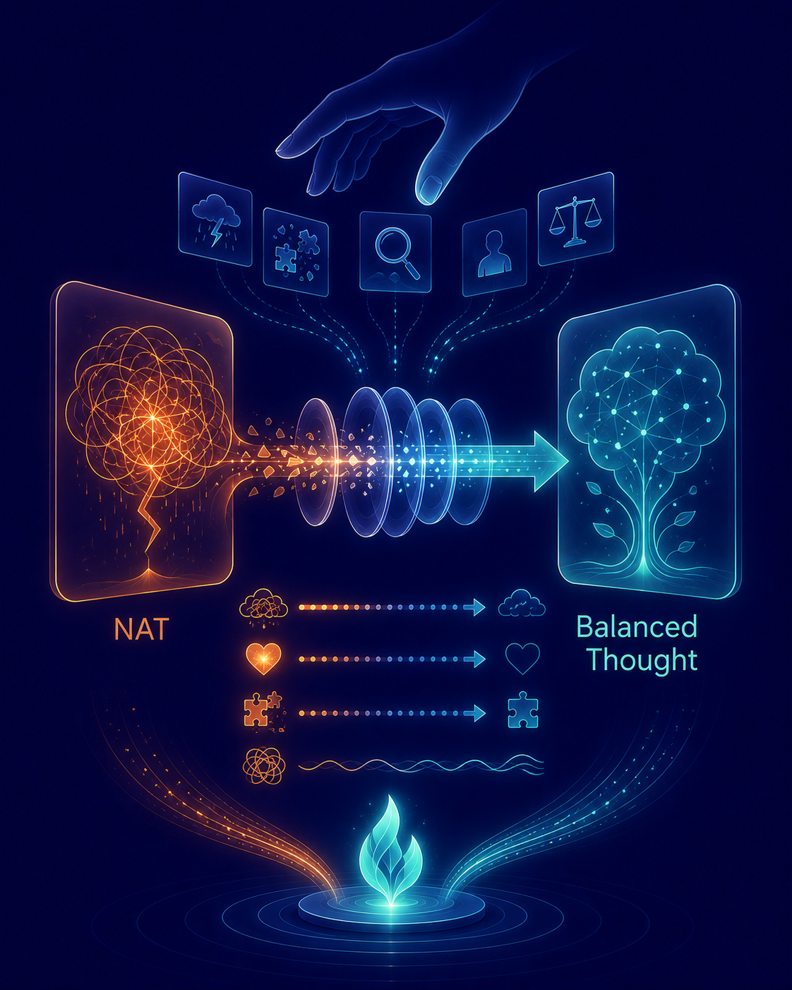 CR is about turning NATS into more balanced thoughts
