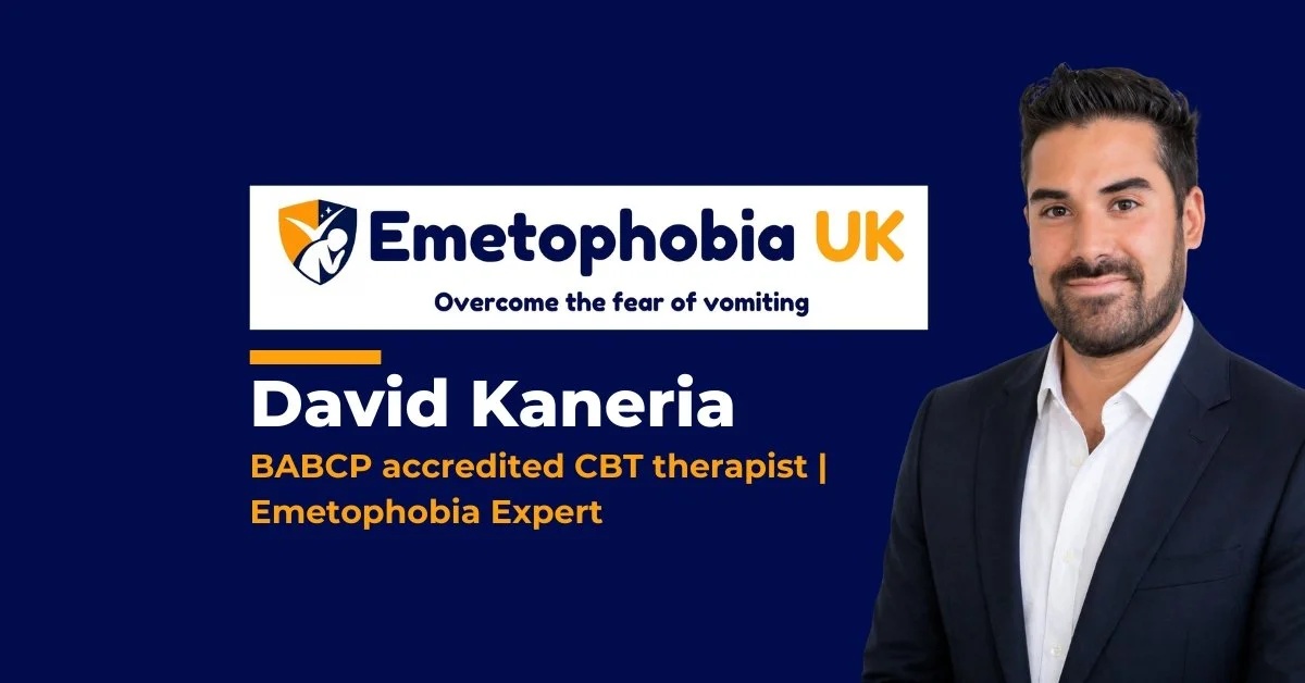 David Kaneria, BABCP accredited Emetophobia Expert