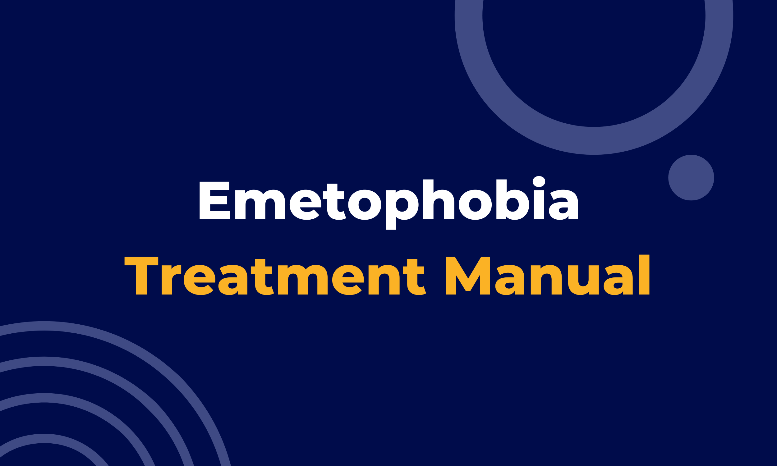 Emetophobia Treatment Manual