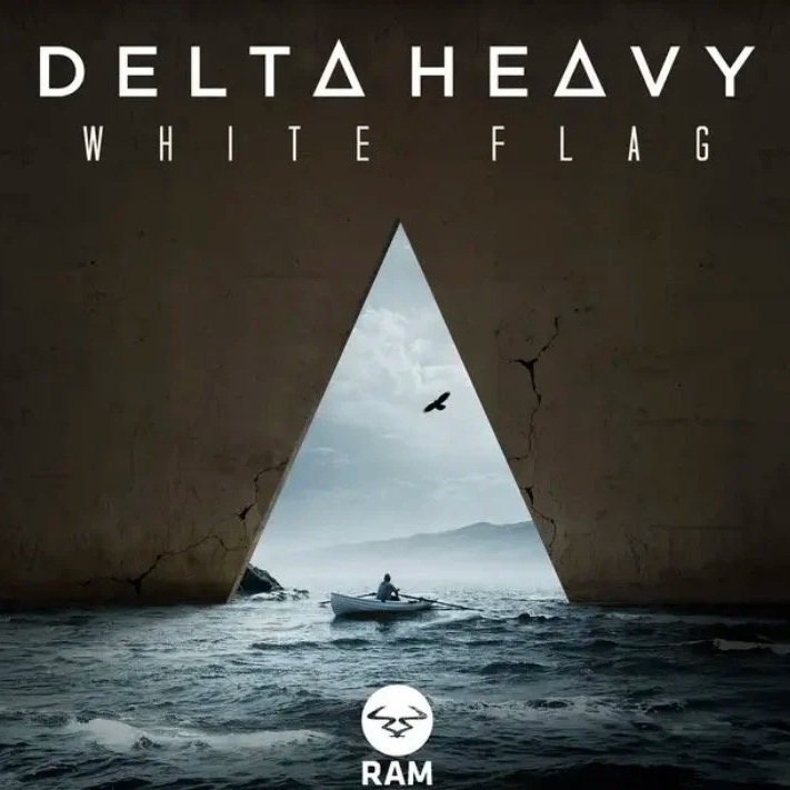 Artwork for 'White Flag' single from Delta Heavy's 'Paradise Lost' album.