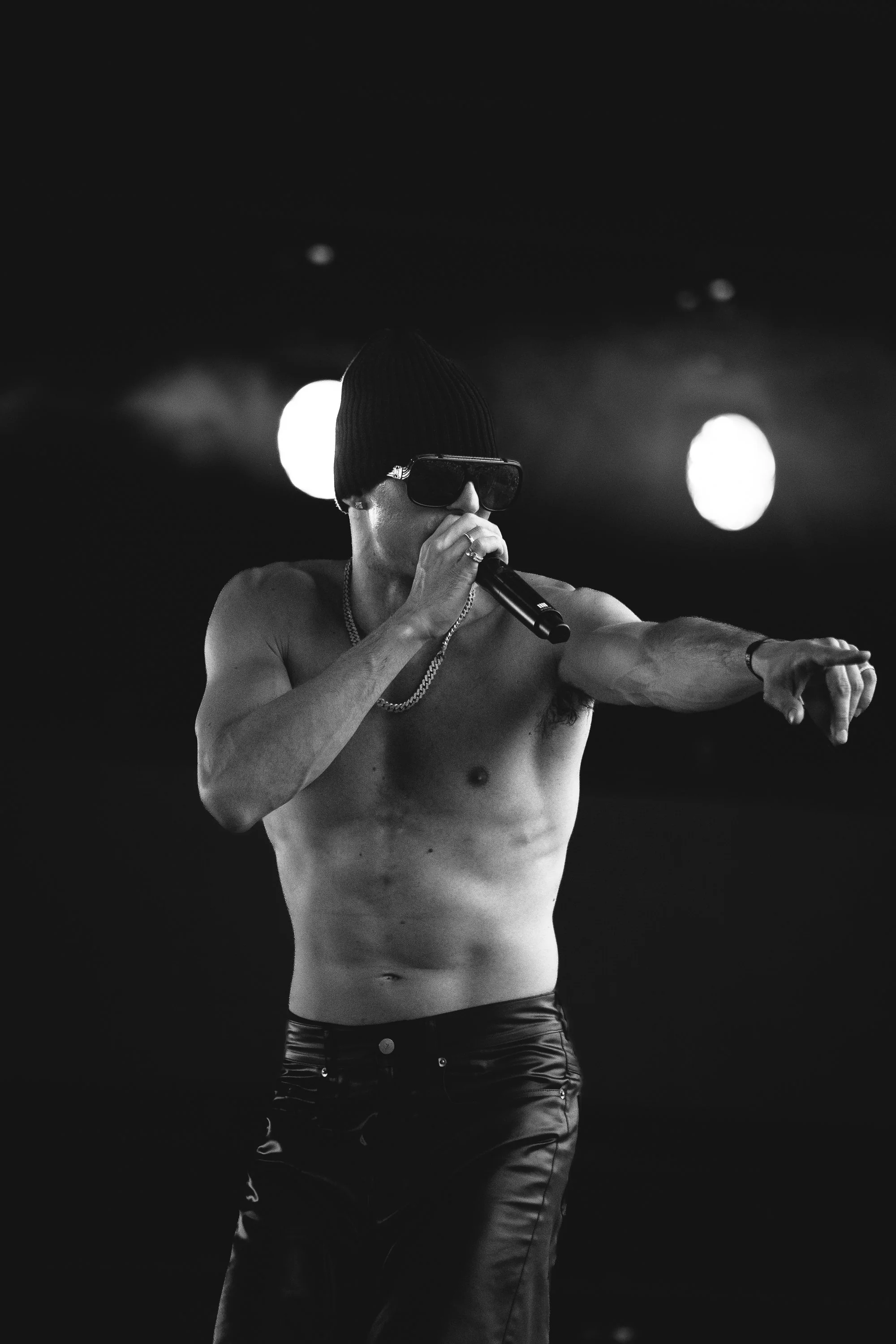 Cledos performing live at Blockfest, captured by Anre Wasse.