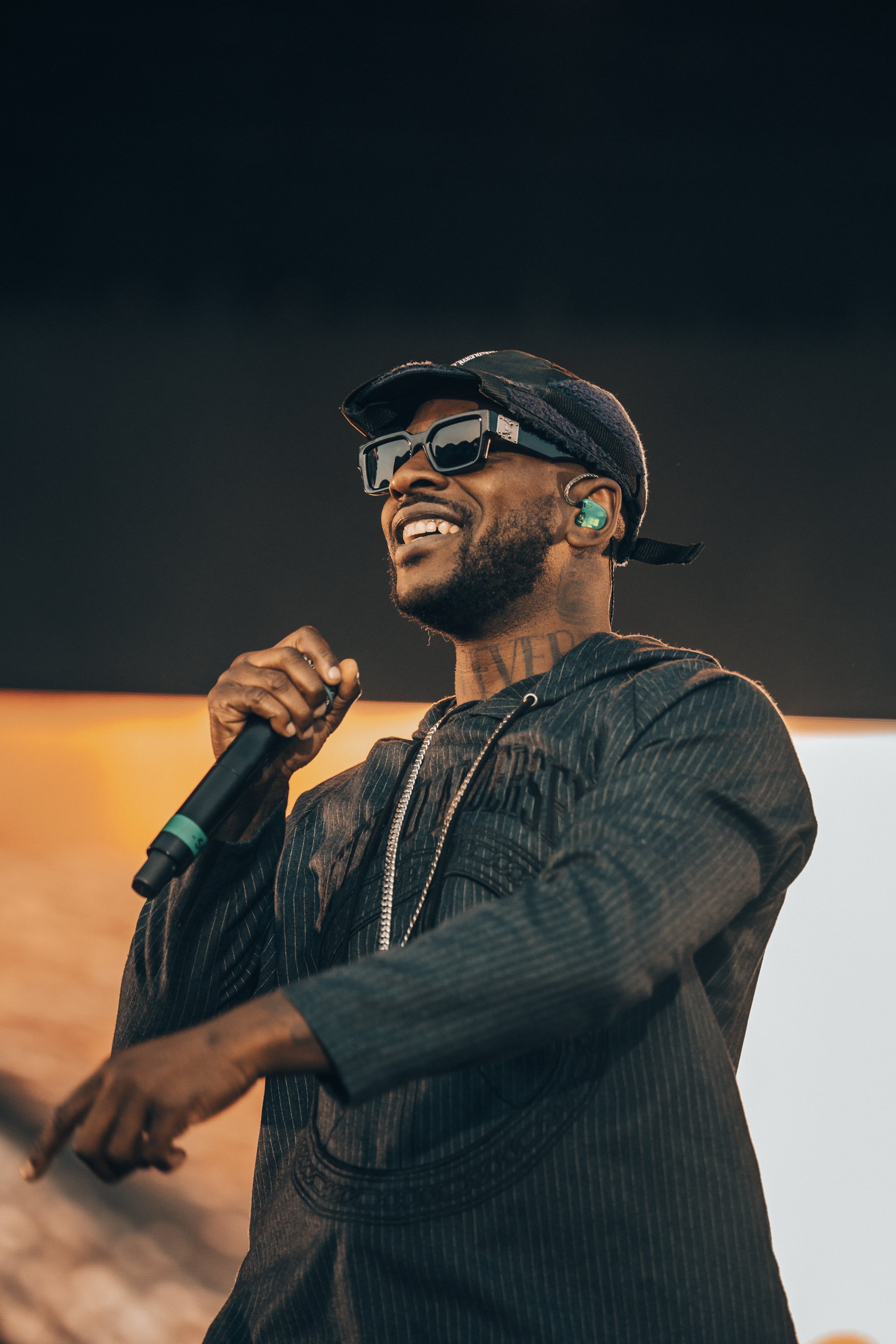 Skepta performing live at Blockfest, captured by Anre Wasse.