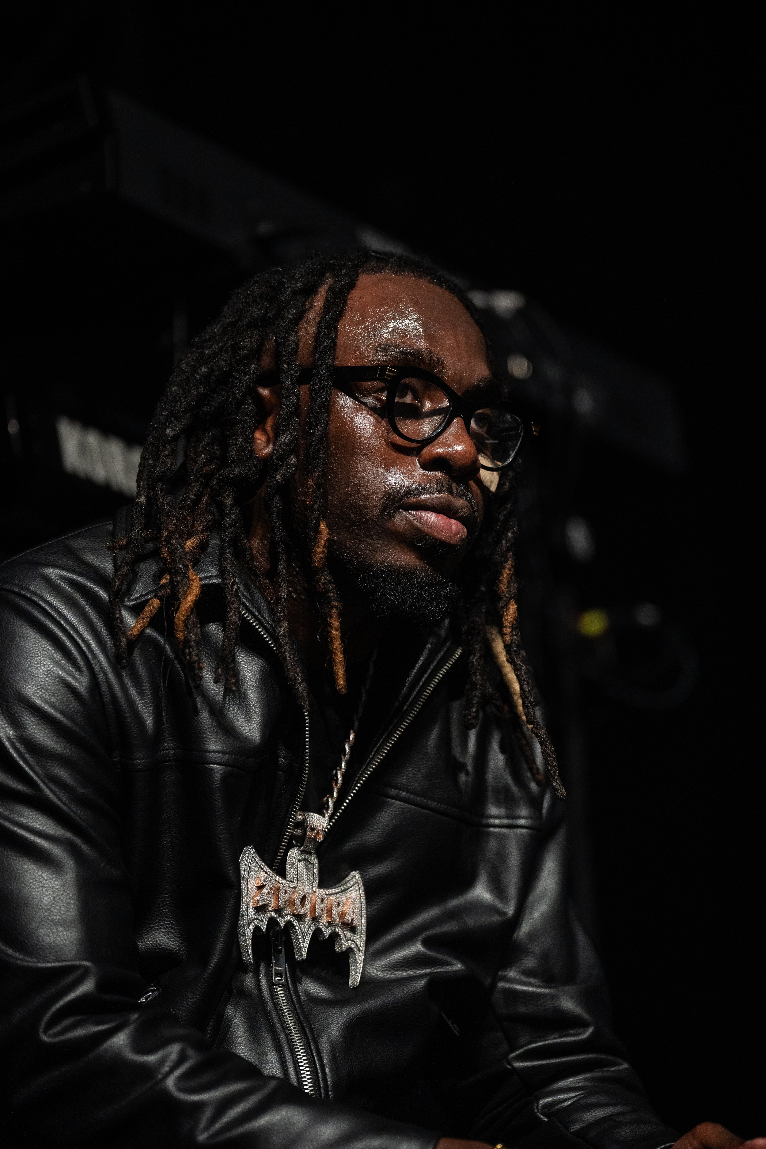 Zpoppa performing live at ROADMAN TOUR, captured by Anre Wasse.