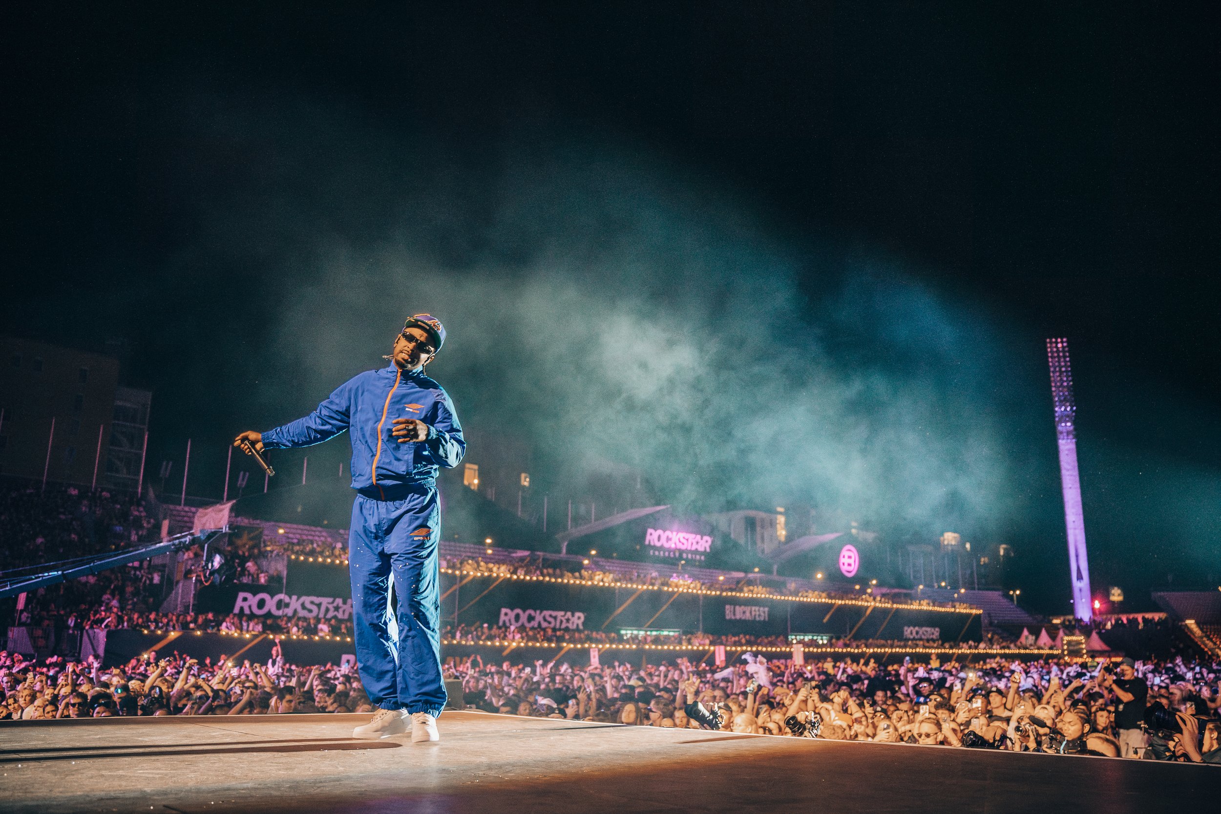 21savage performing live at Blockfest, captured by Anre Wasse.