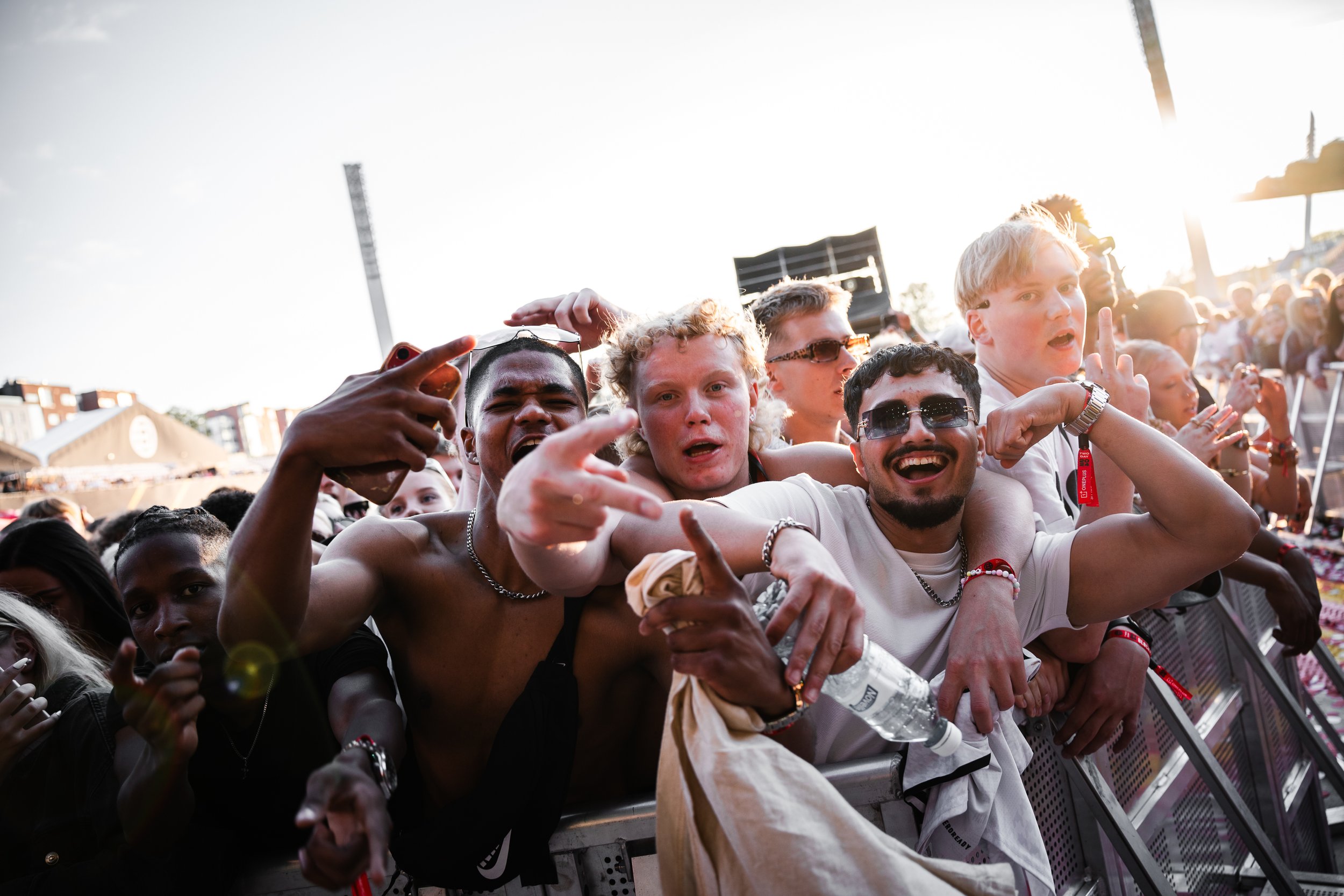 Fans at Blockfest, captured by Anre Wasse.