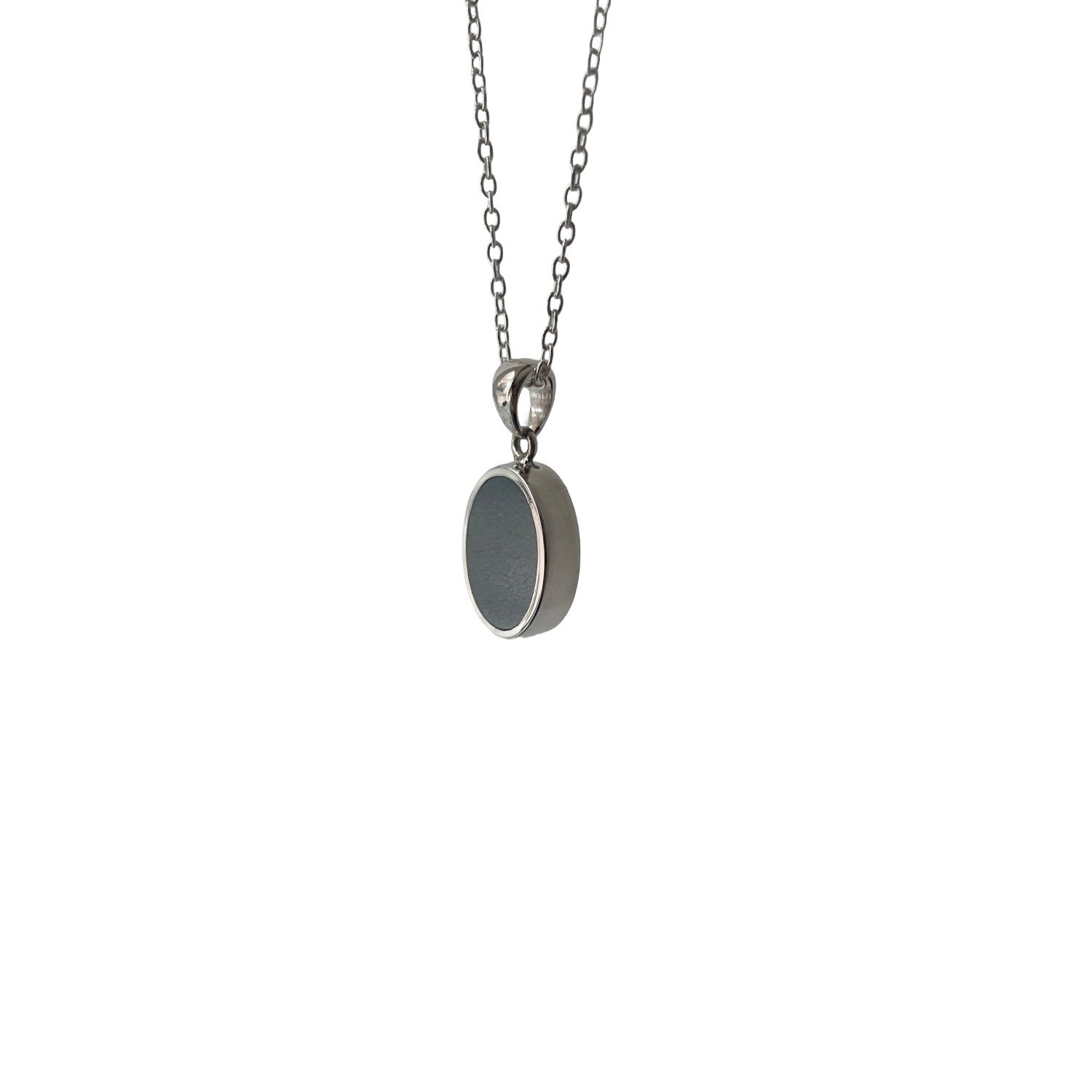 Sterling Silver Hematite Necklace