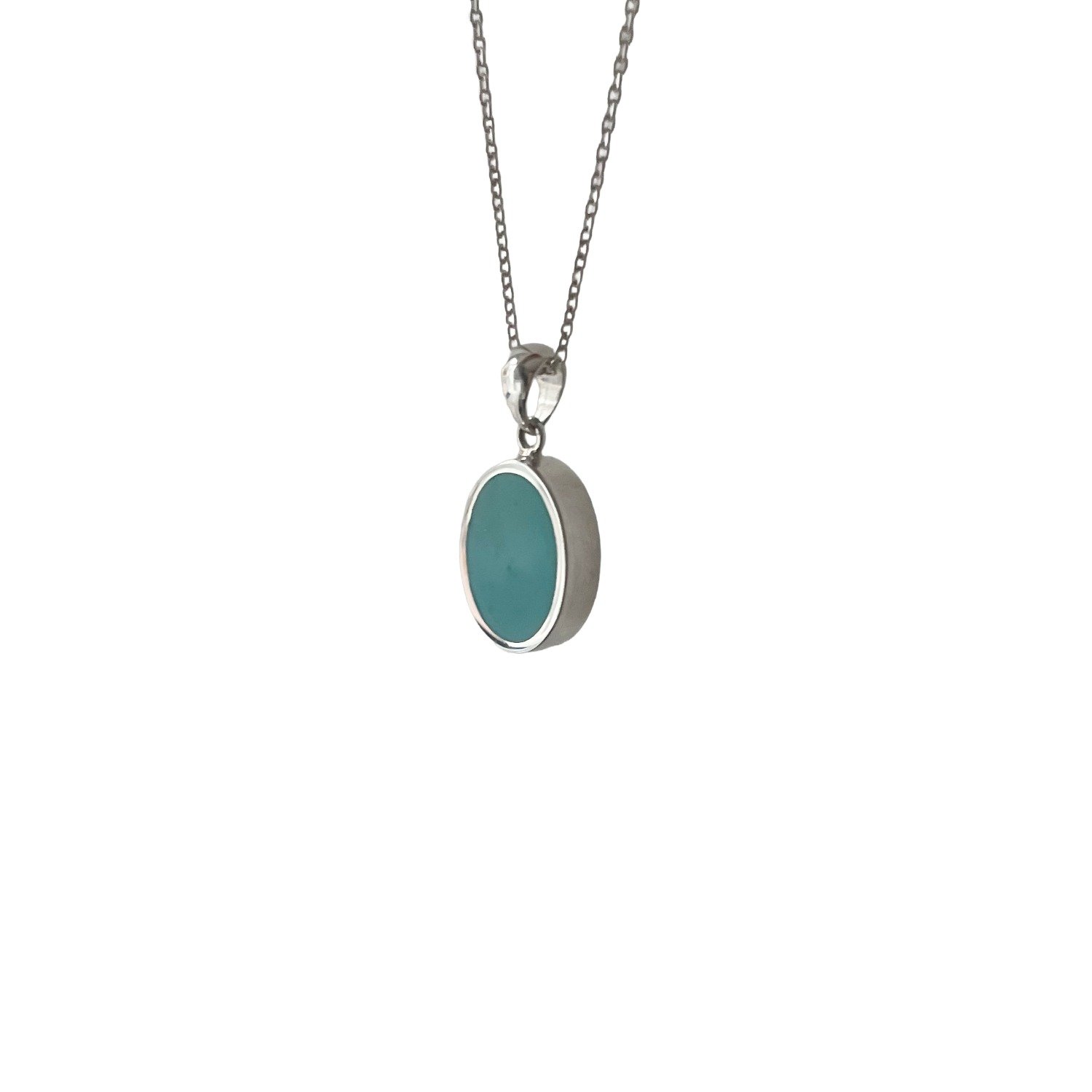 Sterling Silver Turquoise Necklace