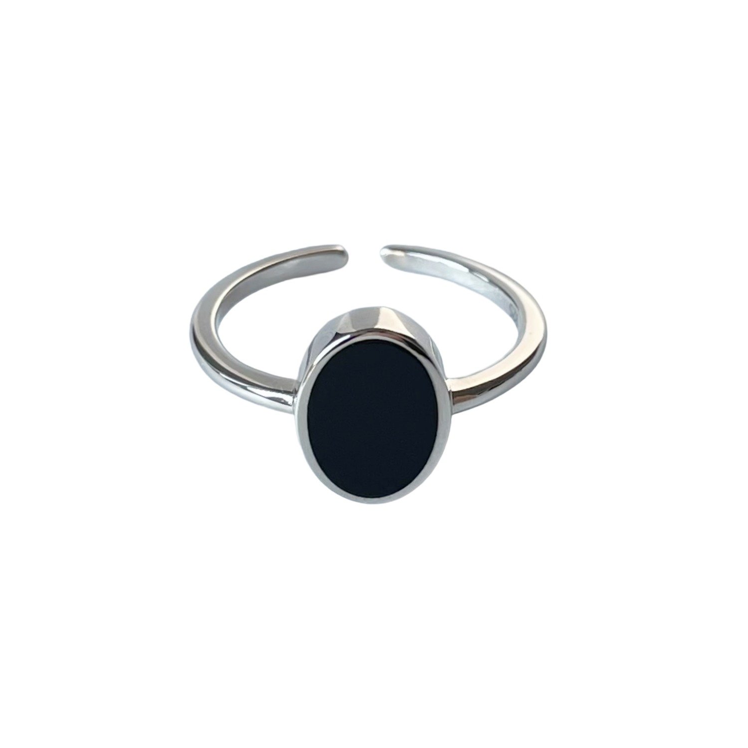 Sterling Silver Black Onyx Ring