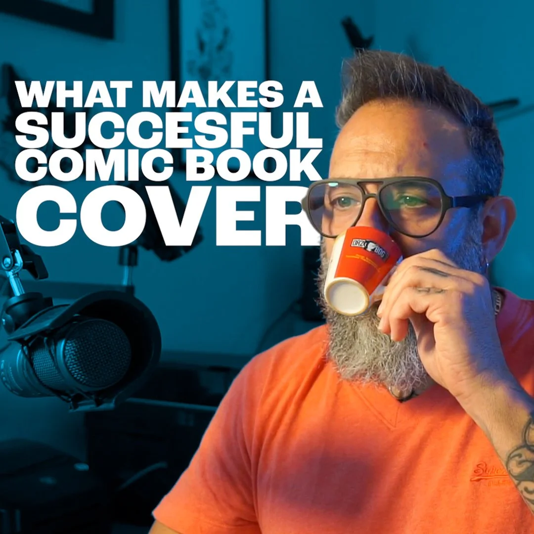Creating a comic book cover