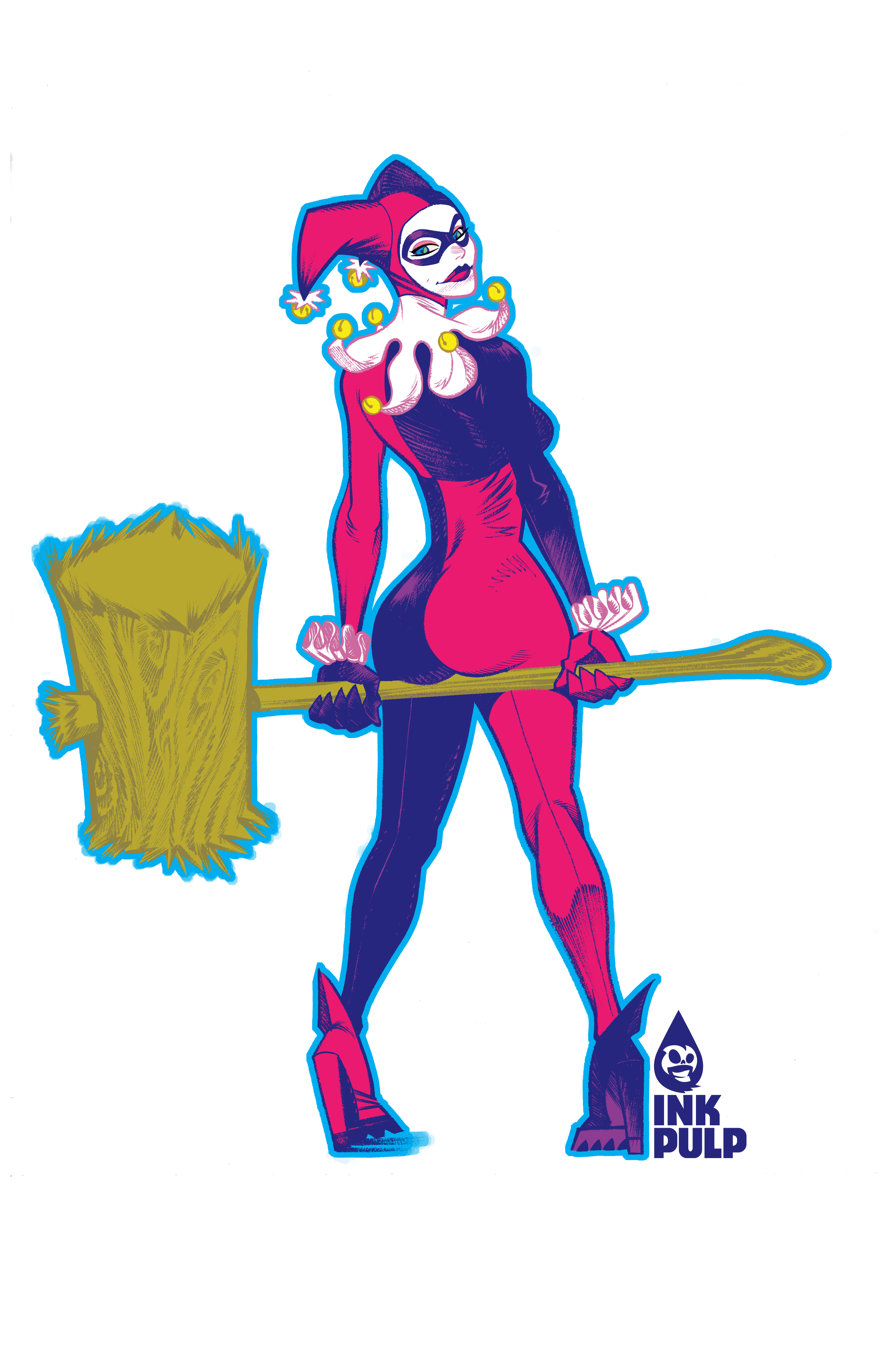 JUMBO Harley Quinn Sticker