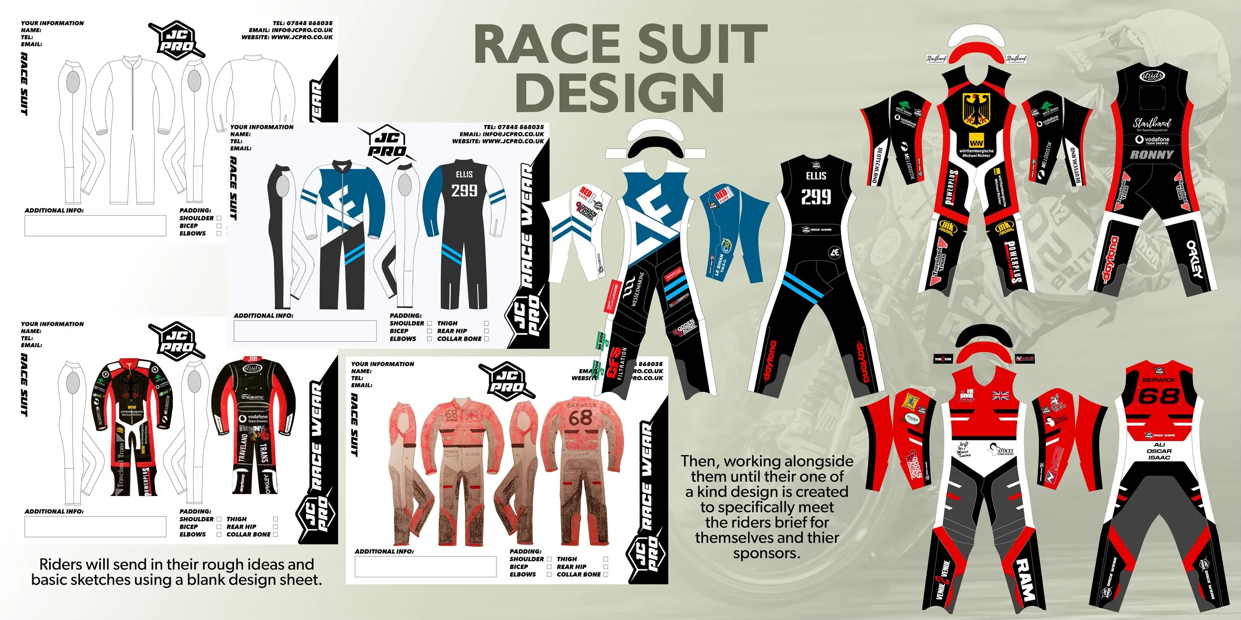 JC PRO RACE WEAR — Jay Pearce