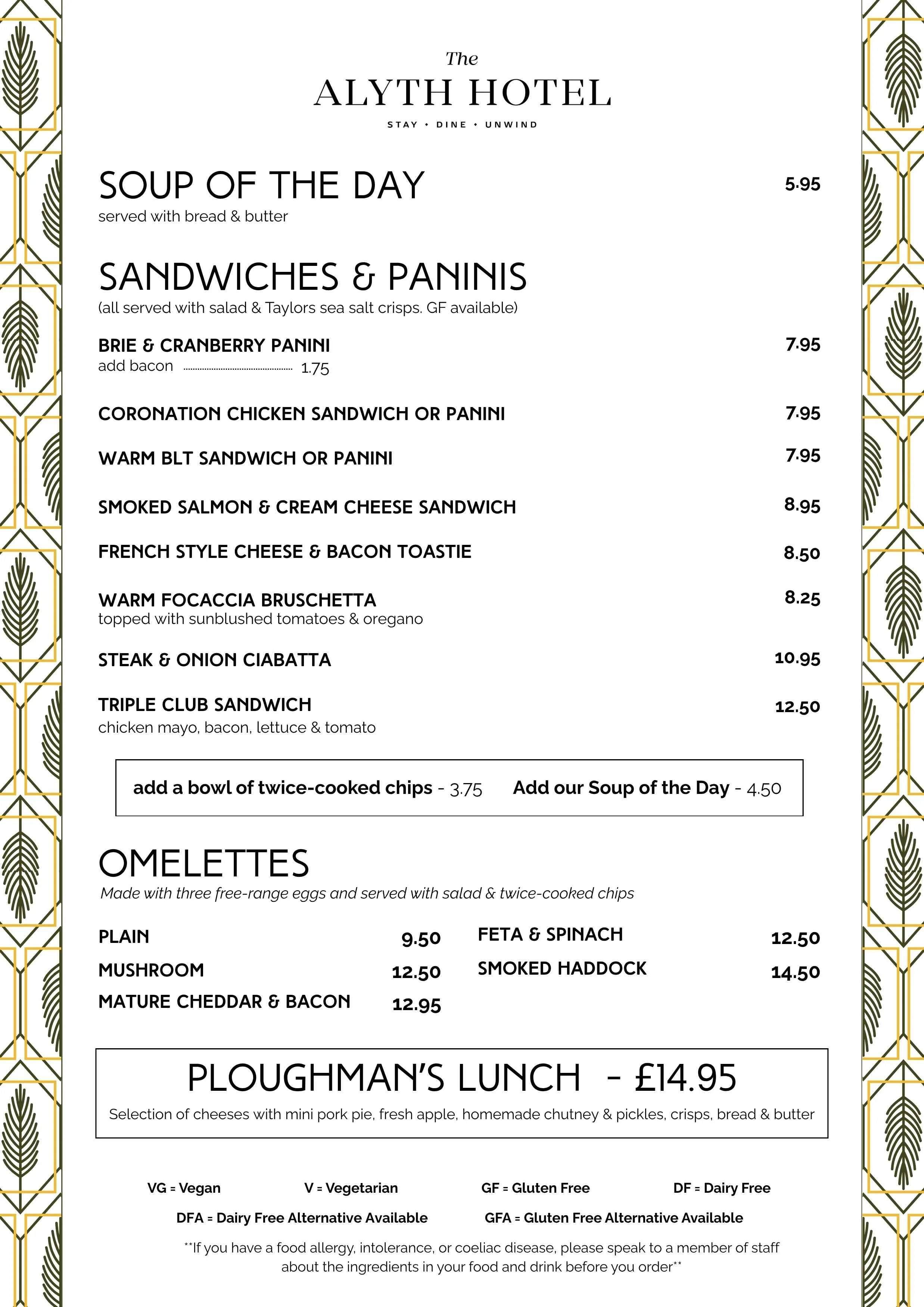 Lunch at The Alyth Hotel Perthshire