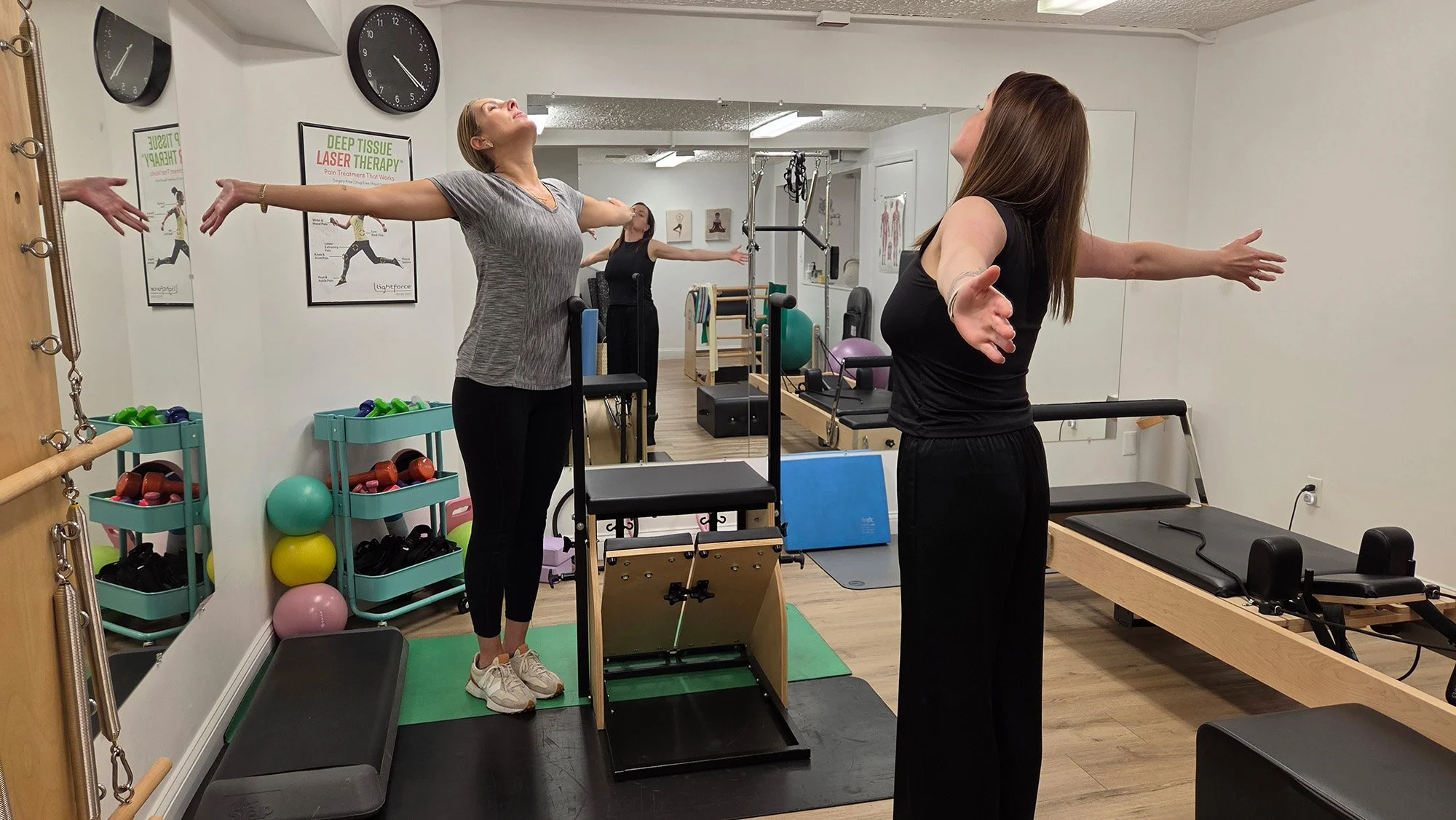 Clinical pilates assessment in Newton, MA