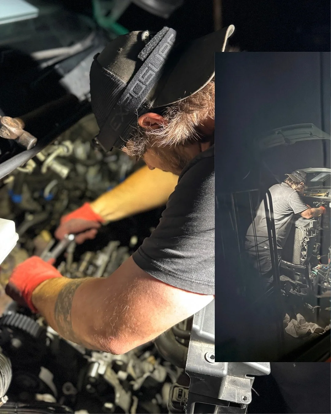 Late-night engine work on the Road Boat 🔧 made a lot easier with the HT Raw headtorch that usually lives on the boat. @exposure.marine 

Not just for sailing &ndash; this has literally become our go-to for everything.

#ExposureLights #GearThatWorks