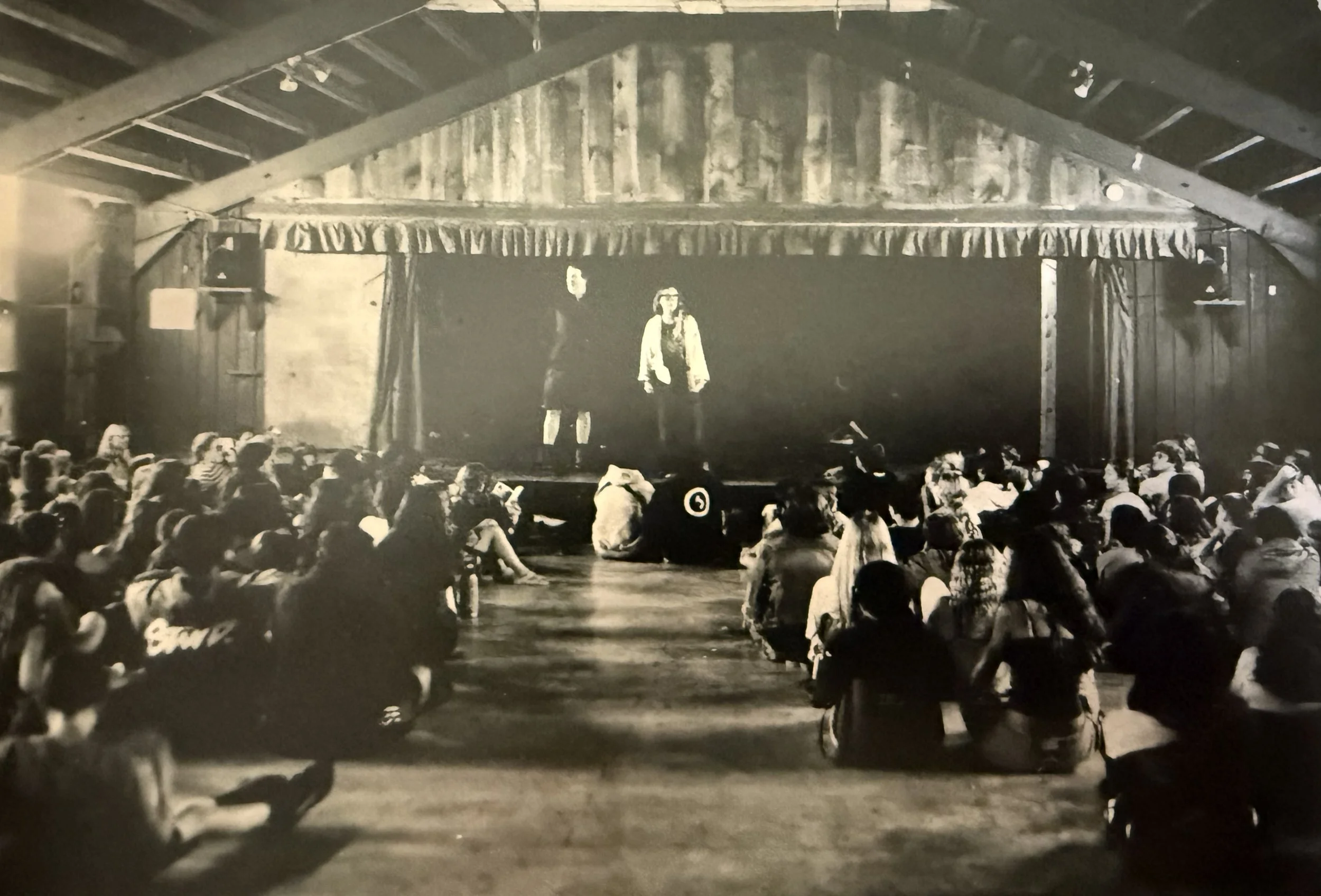 Evening program in the Rec Hall