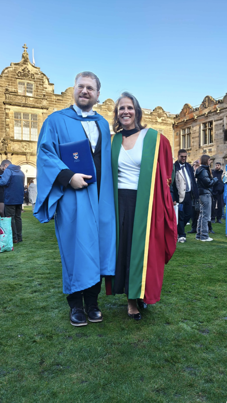 Doctor at last!! Congratulations, Garrett!