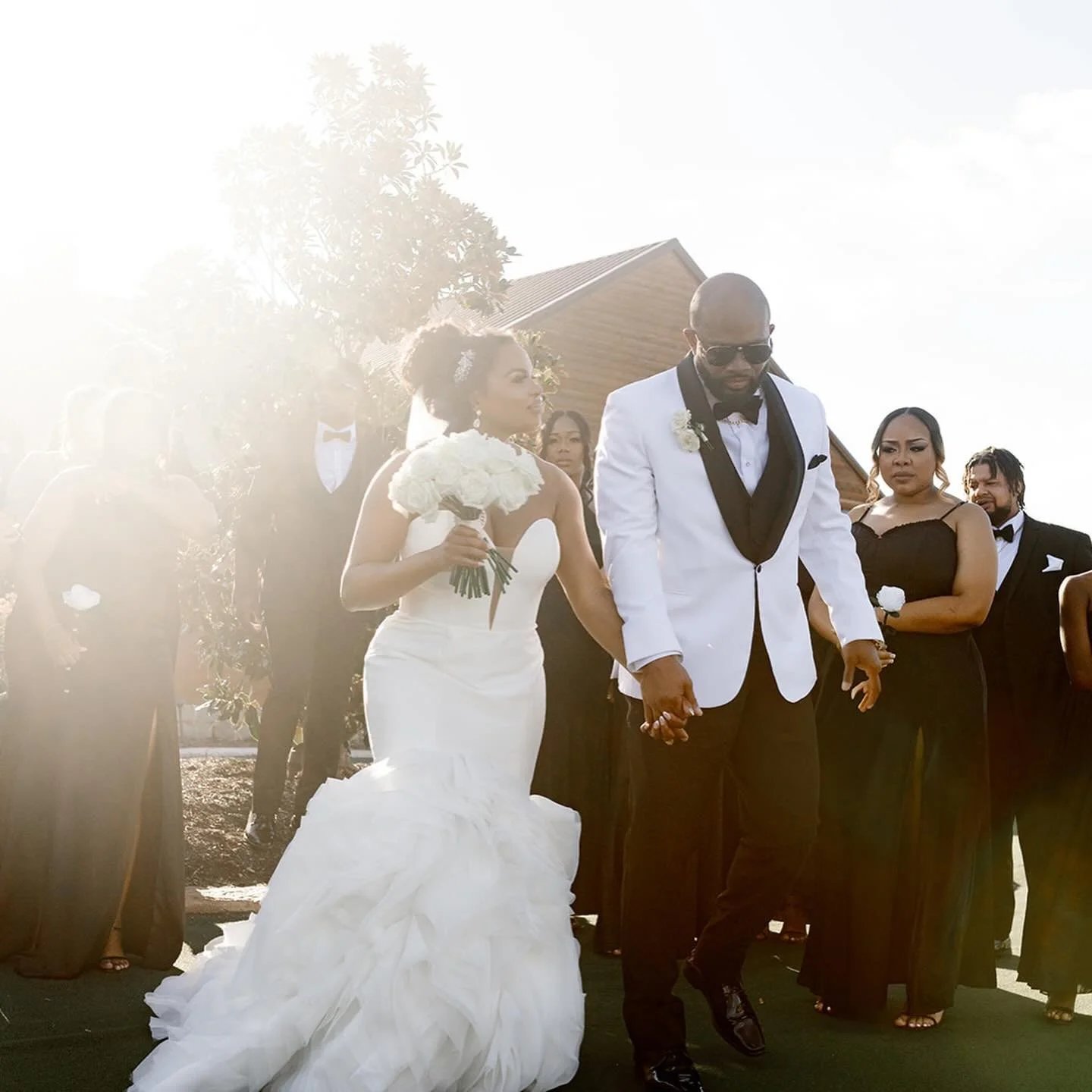 We don&rsquo;t do a lot of traditional weddings, but this one was so beautiful to design. All the black and white details are just stunning 🕊️🦢

#dallaswedding #fortworthwedding #centraltexasweddings #texaswedding #realwedding fallwedding winterwed