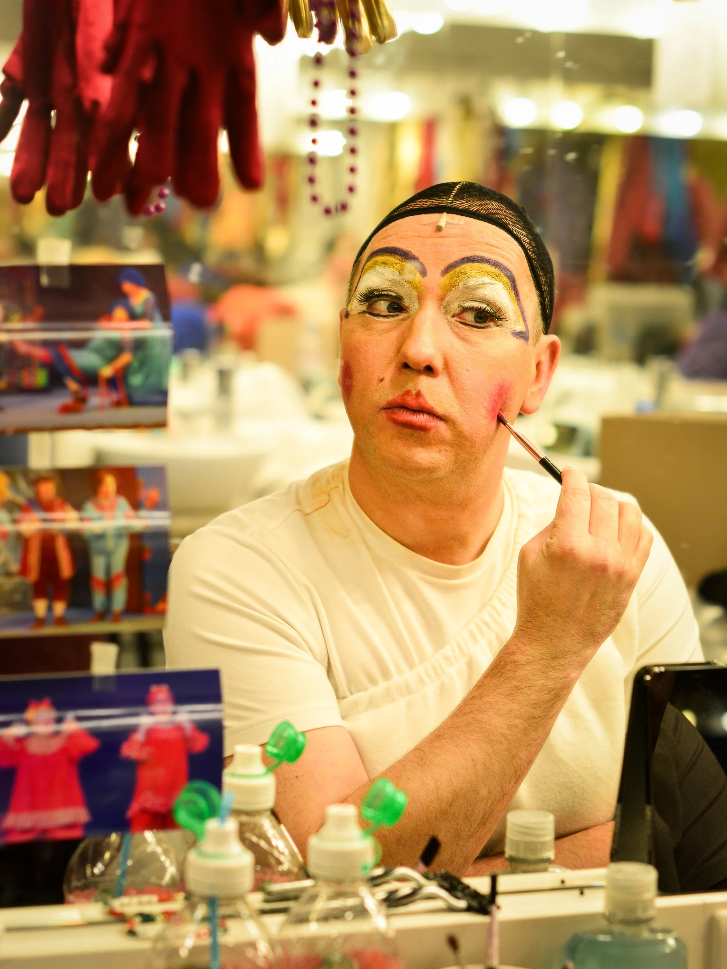 A collection of Dressing Room mirror pictures taken as part of my From The Wings sessions.