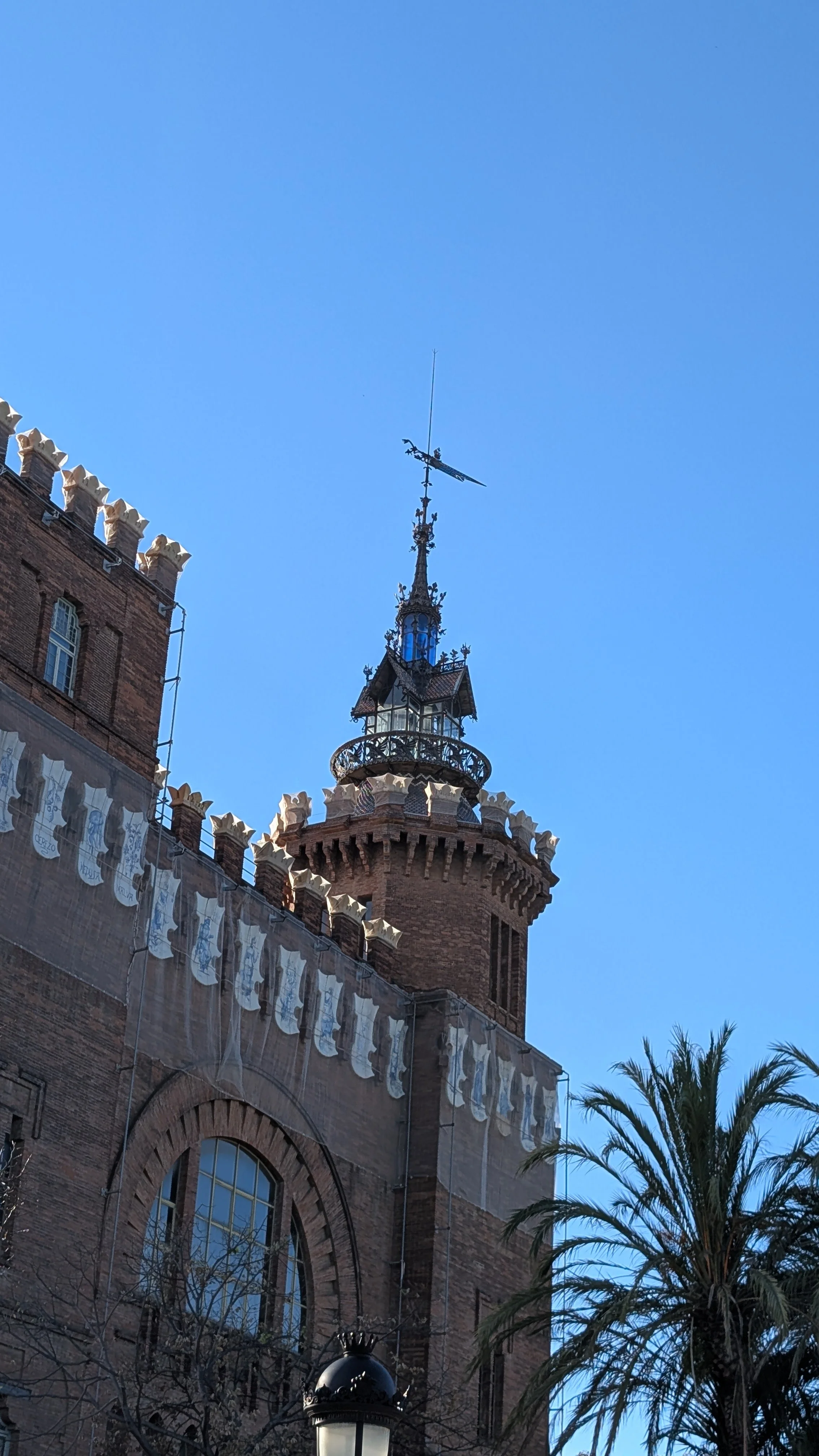 Castle of the three dragons in Barcelona