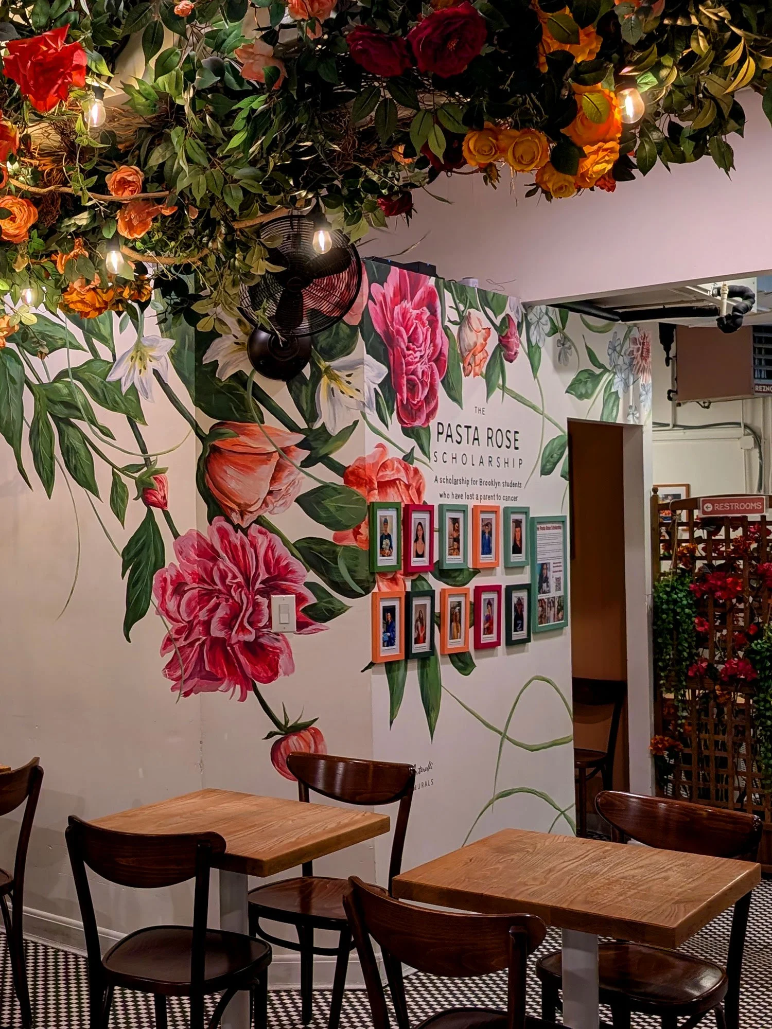 Pasta Louise Floral Mural