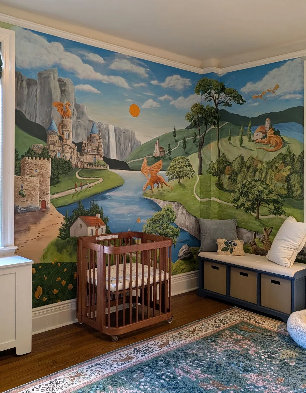 Upper West Side Fantasy Children's Bedroom Mural