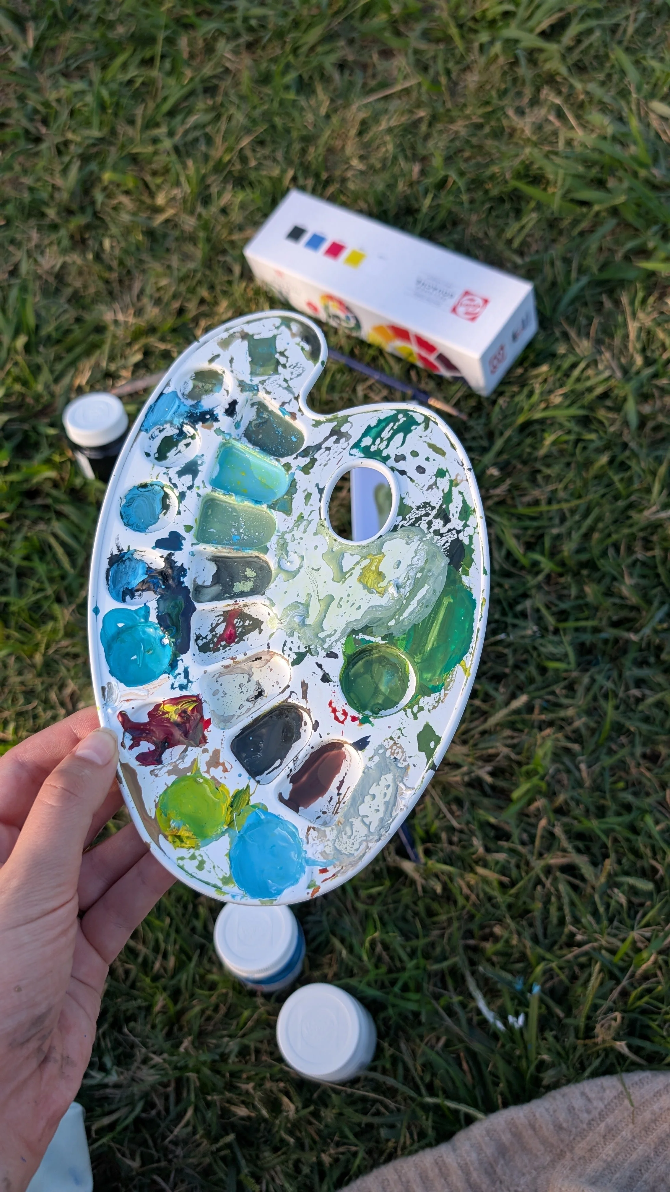 Hand-painting ideas for mural