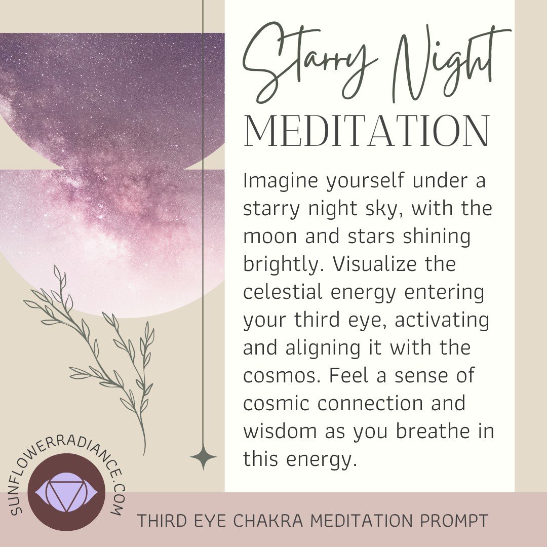 Open up to the universe and activate your third eye with this celestial meditation 🌟