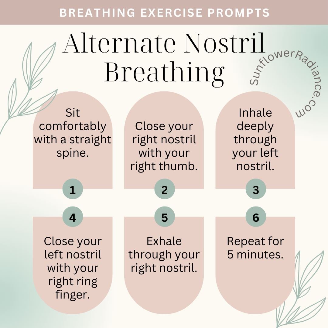 Take a deep breath and find your center with alternate nostril breathing 🌬