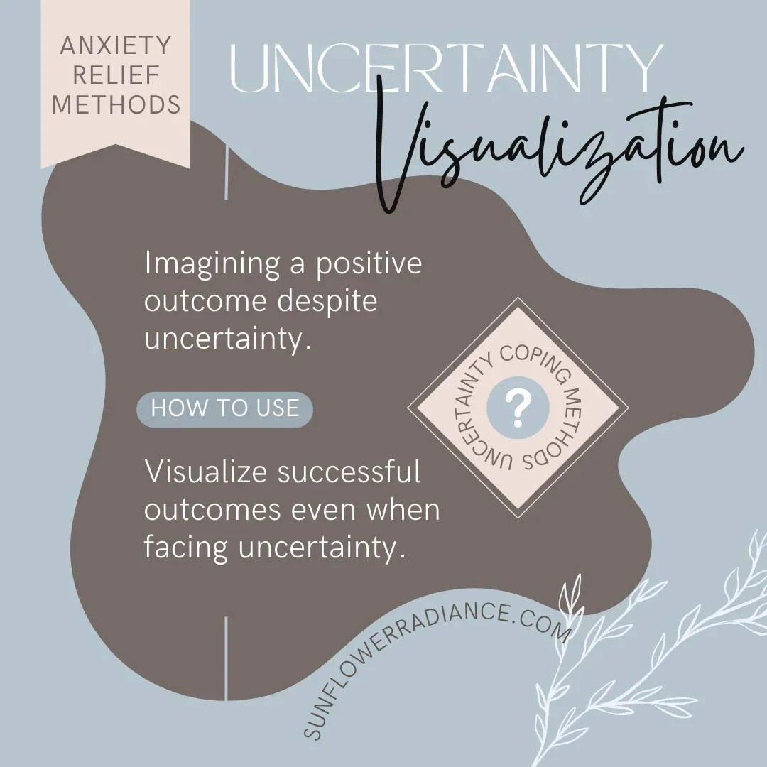 Find calm in the unknown.
#AnxietyRelief #Visualization #TherapyTools