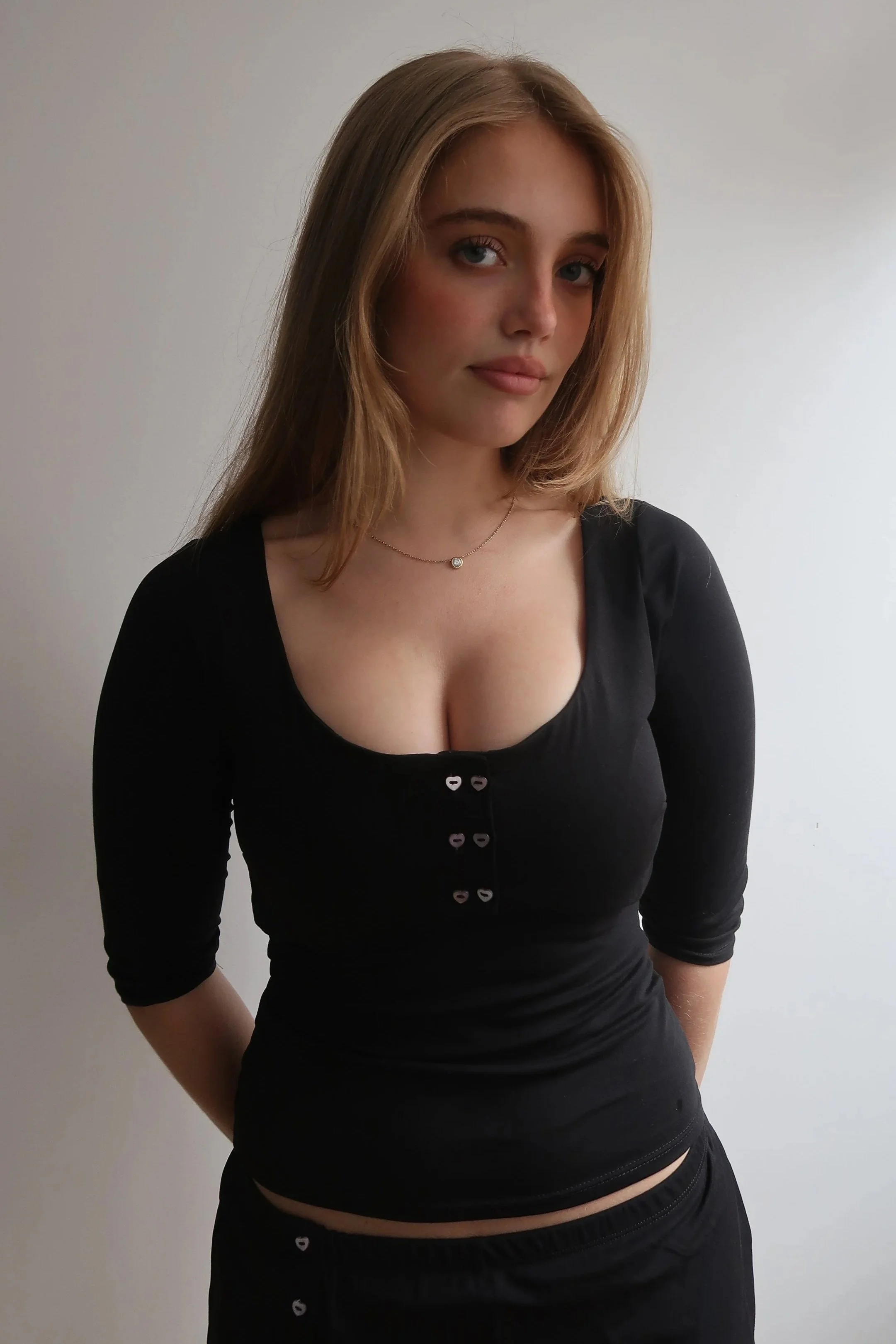 Princess Quarter Sleeve - Pitch Black