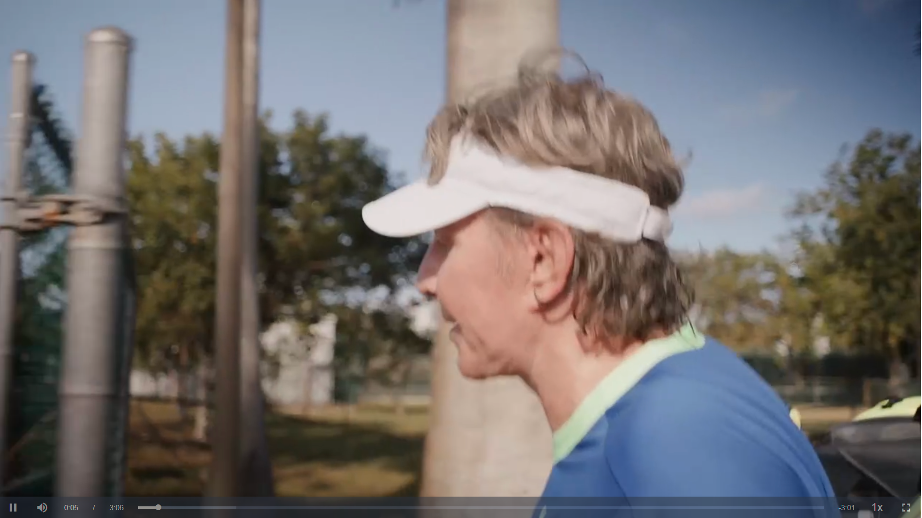 Galleri Patient Testimonials picture of older woman side profile in visor