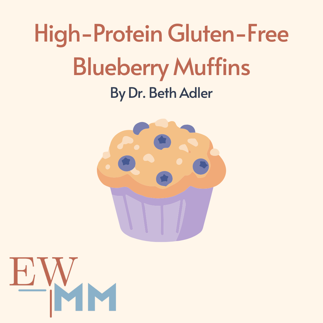 High Protein Gluten Free Blueberry Muffins&nbsp;
