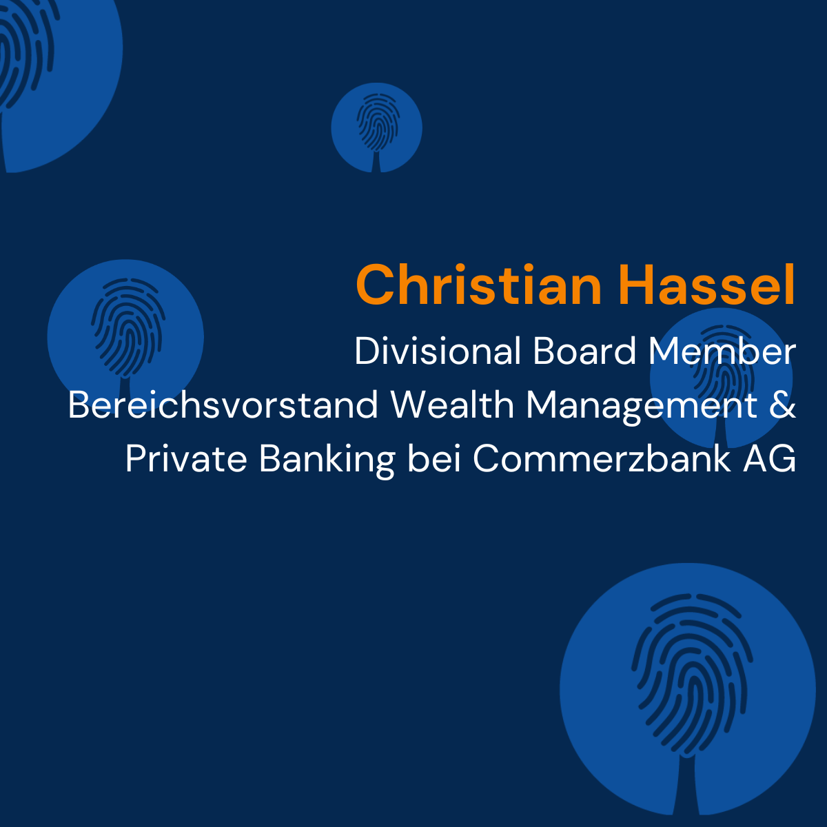 Strategische Positionierung & Personal Branding  für gesamtes Management Team von Christian Hassel