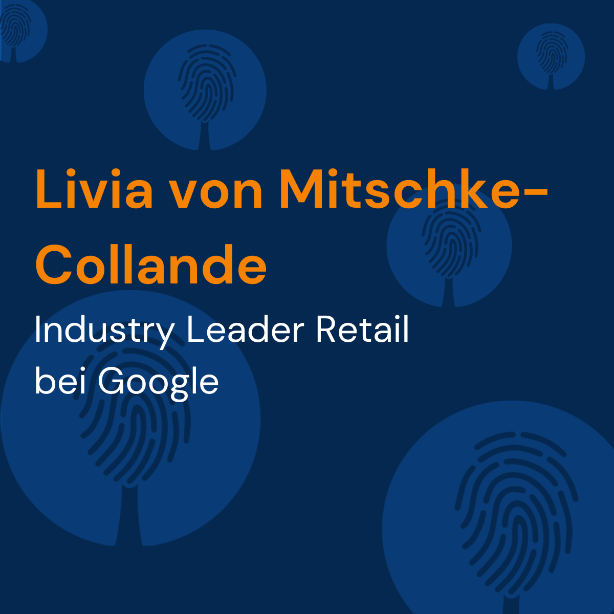 Strategische Positionierung & Personal Branding für Livia von Mitschke-Collande
