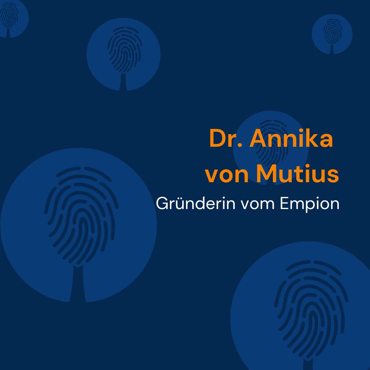 Strategische Positionierung & Personal Branding für Annika Mutius I PR-Beratung für Empion