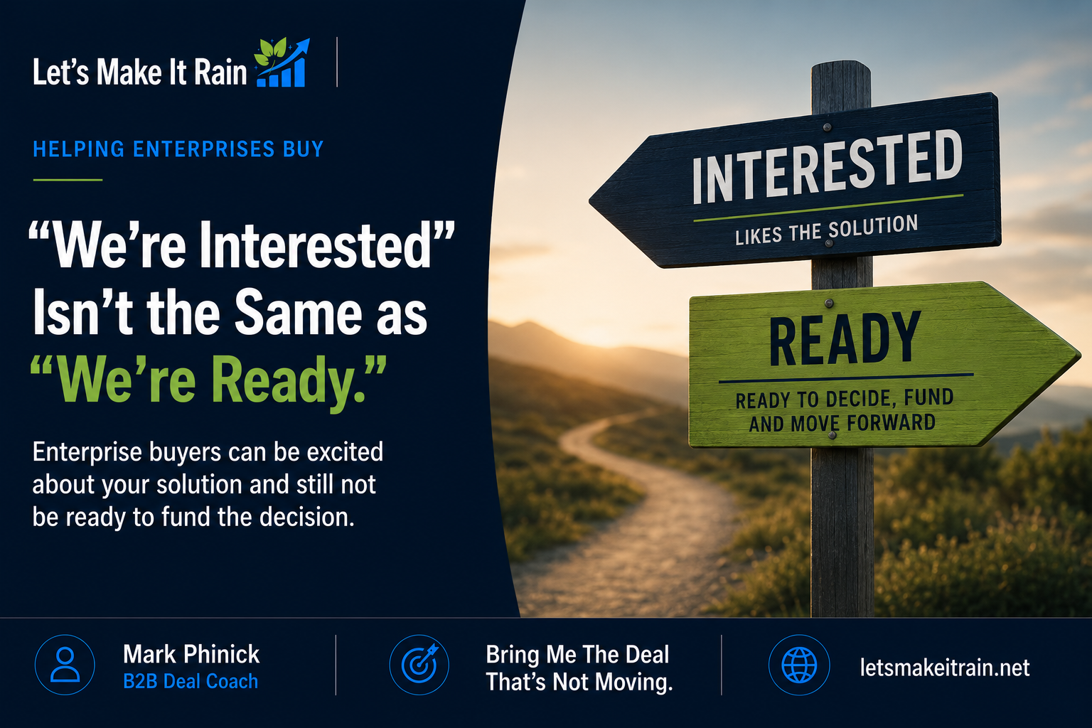 “We’re Interested” Isn’t the Same as “We’re Ready.”