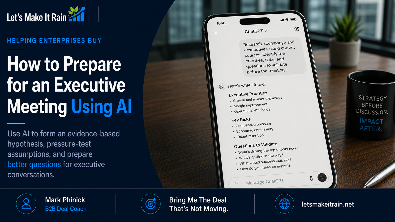 How To Prepare For An Executive Meeting with AI