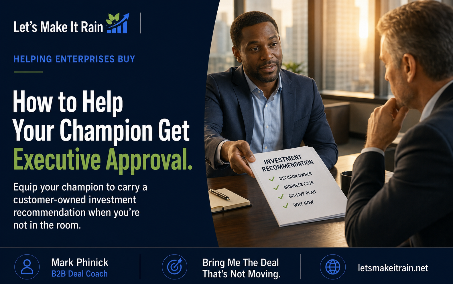 How to Help Your Champion Get Executive Approval