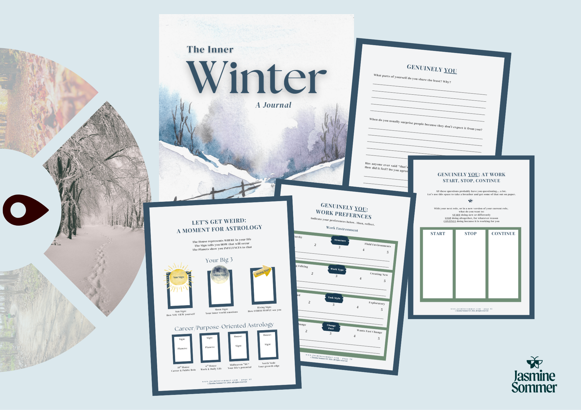 Winter Journal, Inner Winter Journal, Guided Journal