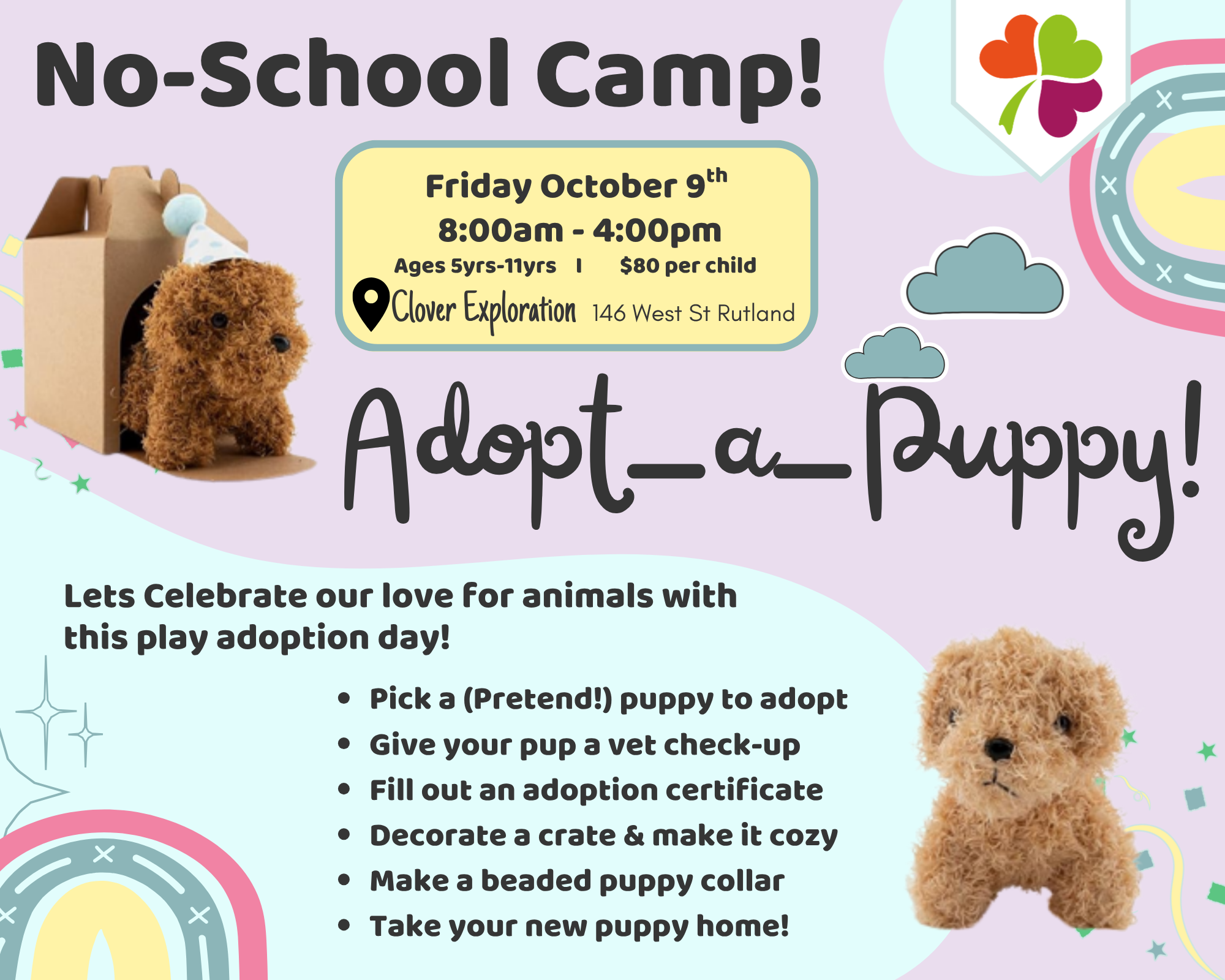 Full Day: Adopt-A-Puppy! 