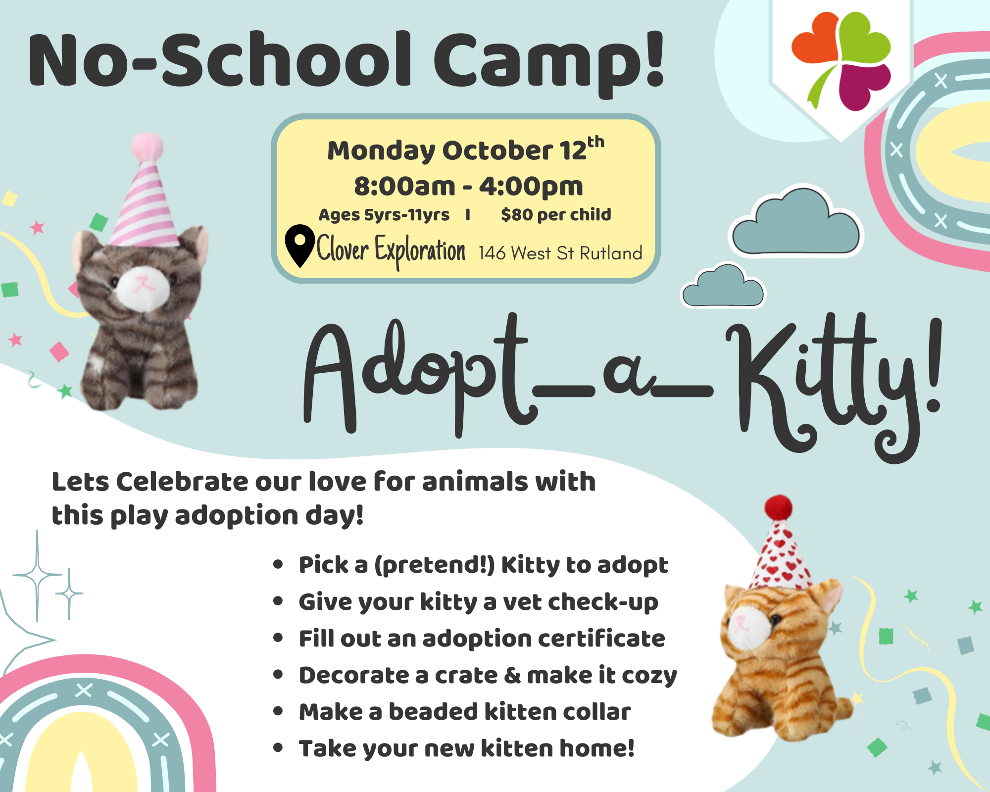 Full Day: Adopt-A-Kitty!