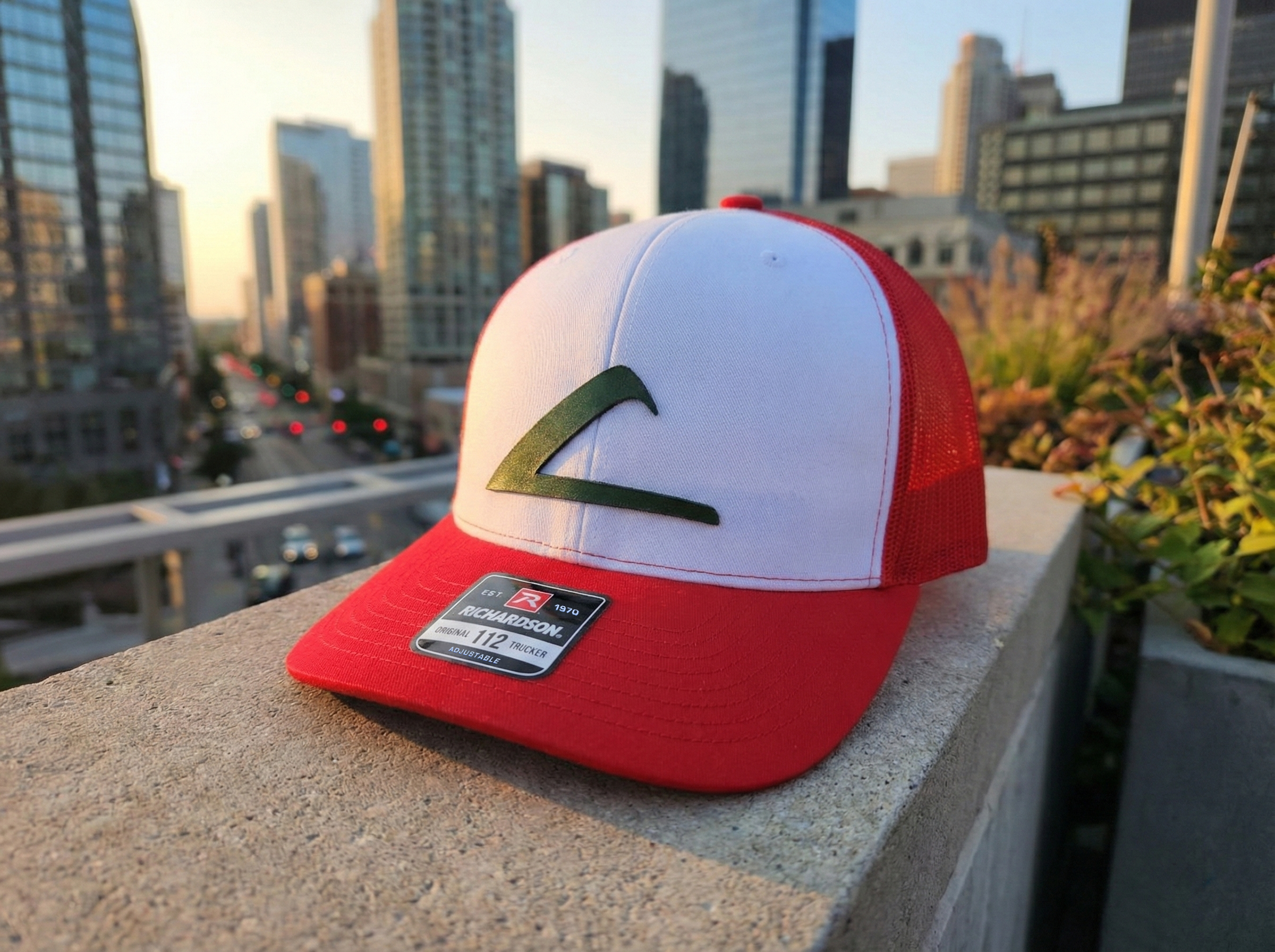 Ash Ketchum Cosplay Hat - Pokemon, Leather Patch, Richardson 112