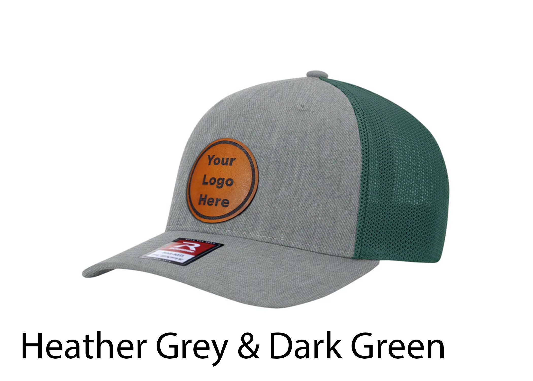 Circle Patch Rich 110 HeatherGrey.DarkGreen.png